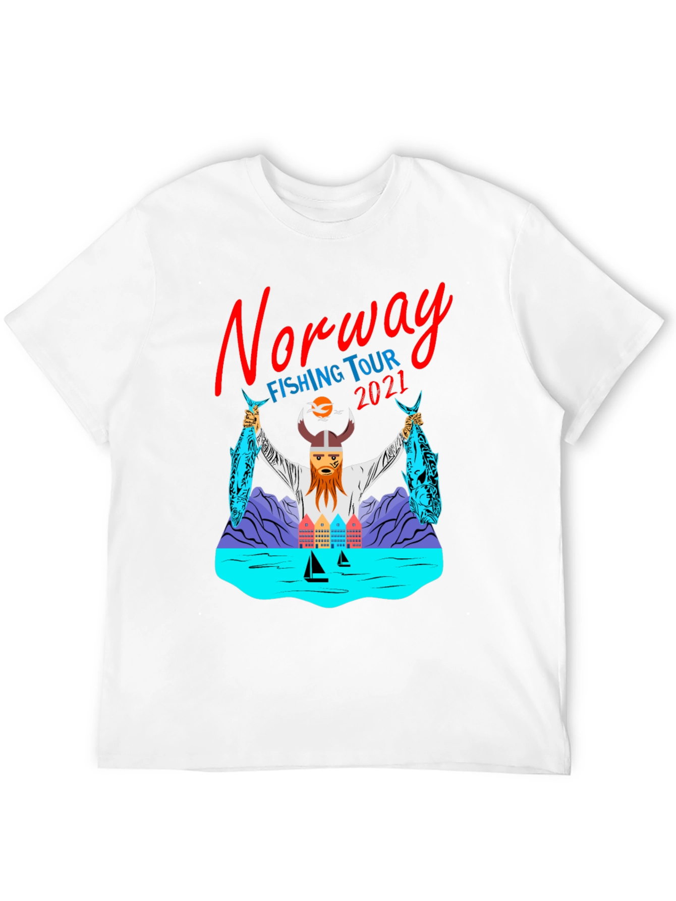 Norway Fishing Tour 2021 Graphic T-Shirt