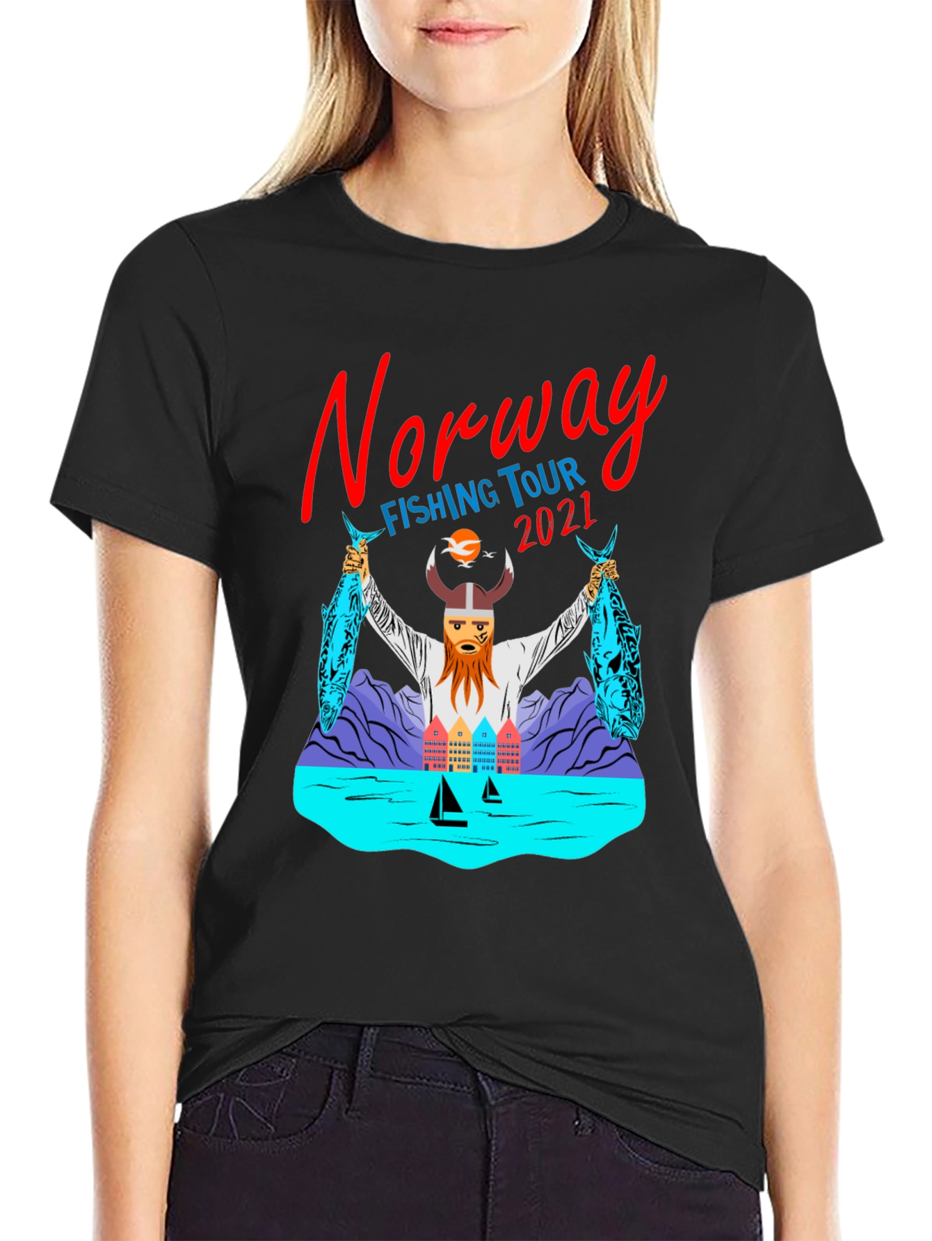 Norway Fishing Tour 2021 Graphic T-Shirt