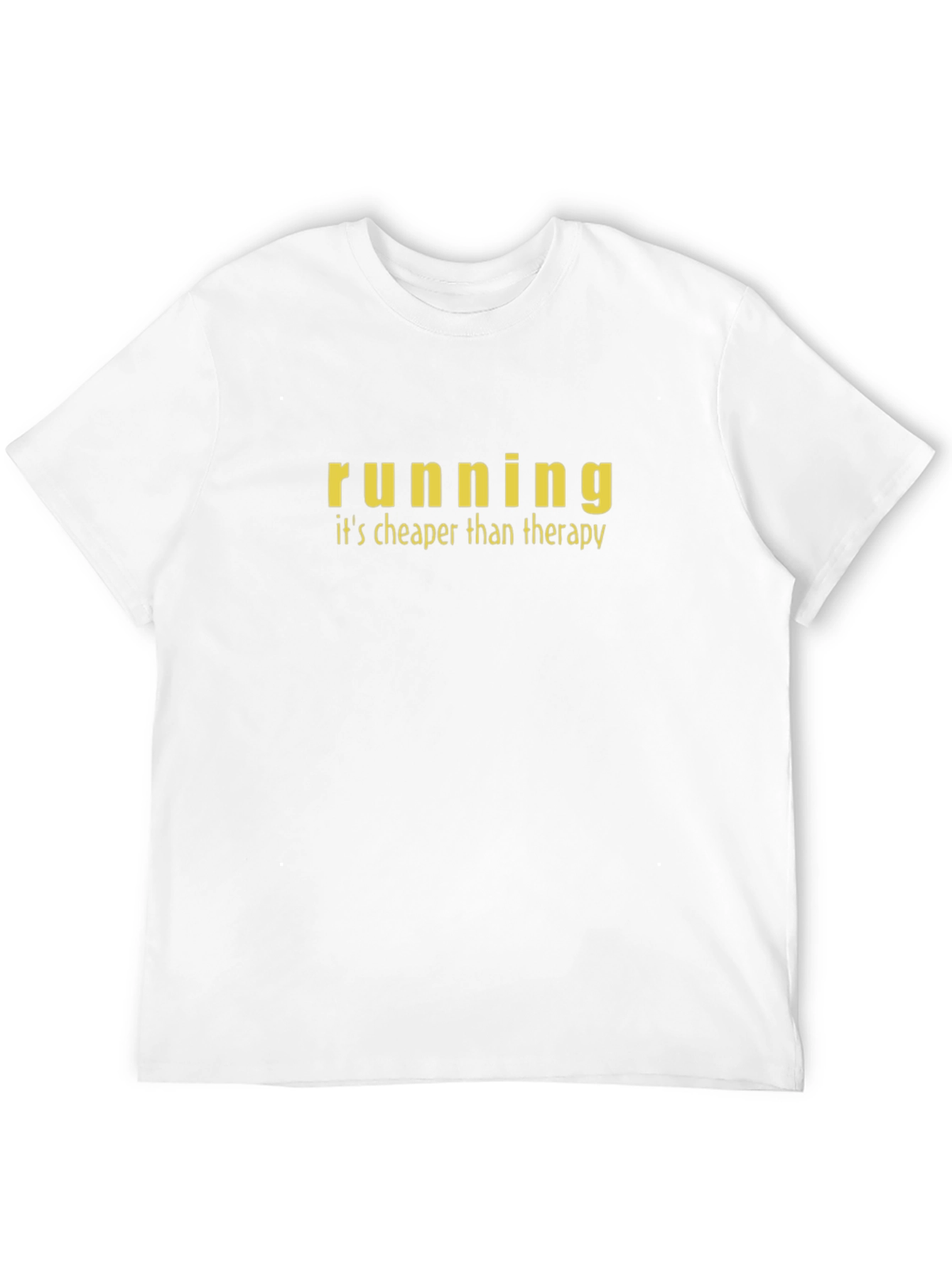 Running Cheaper Than Therapy Black T-Shirt