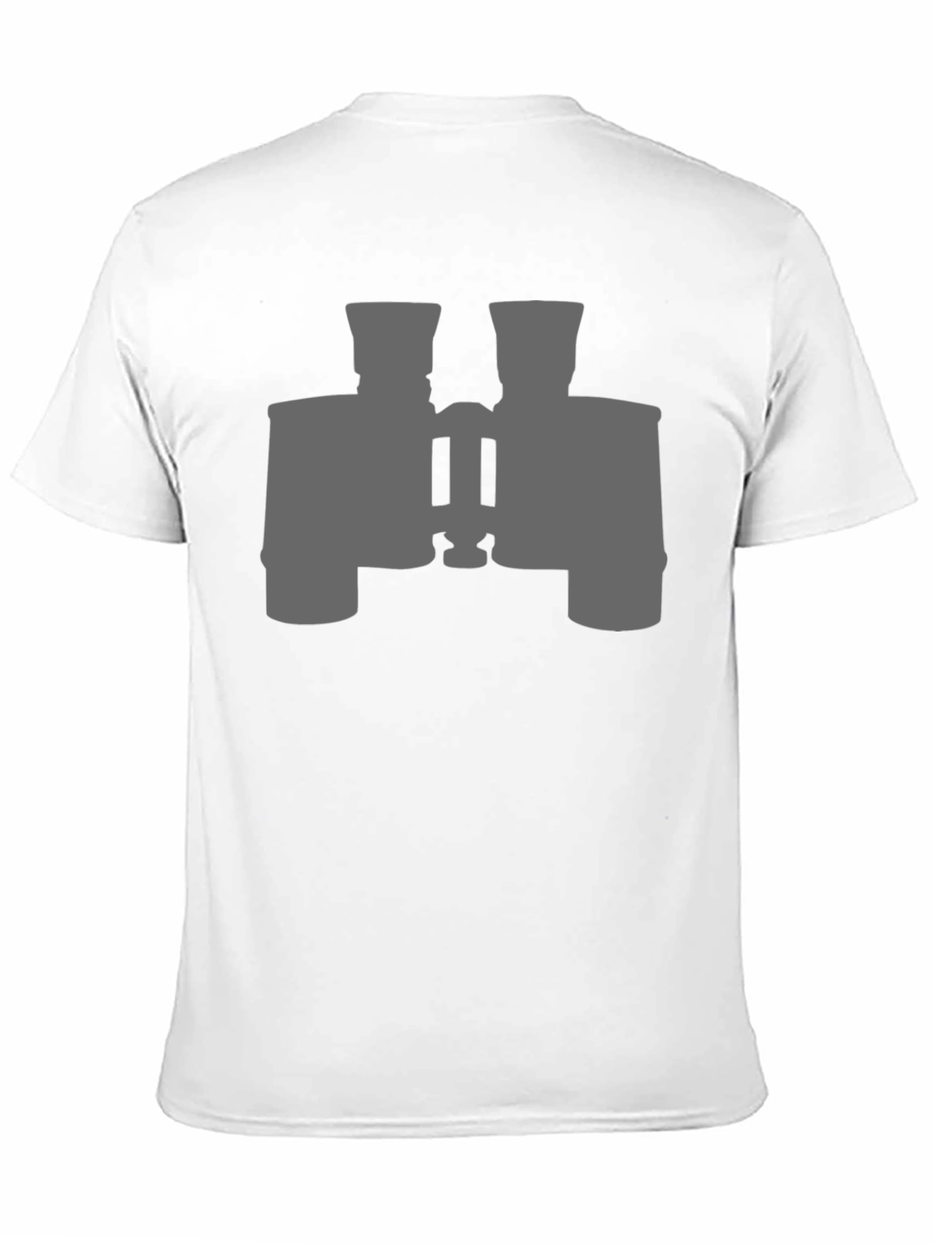 Binoculars Graphic Tee - Black Cotton Casual Shirt