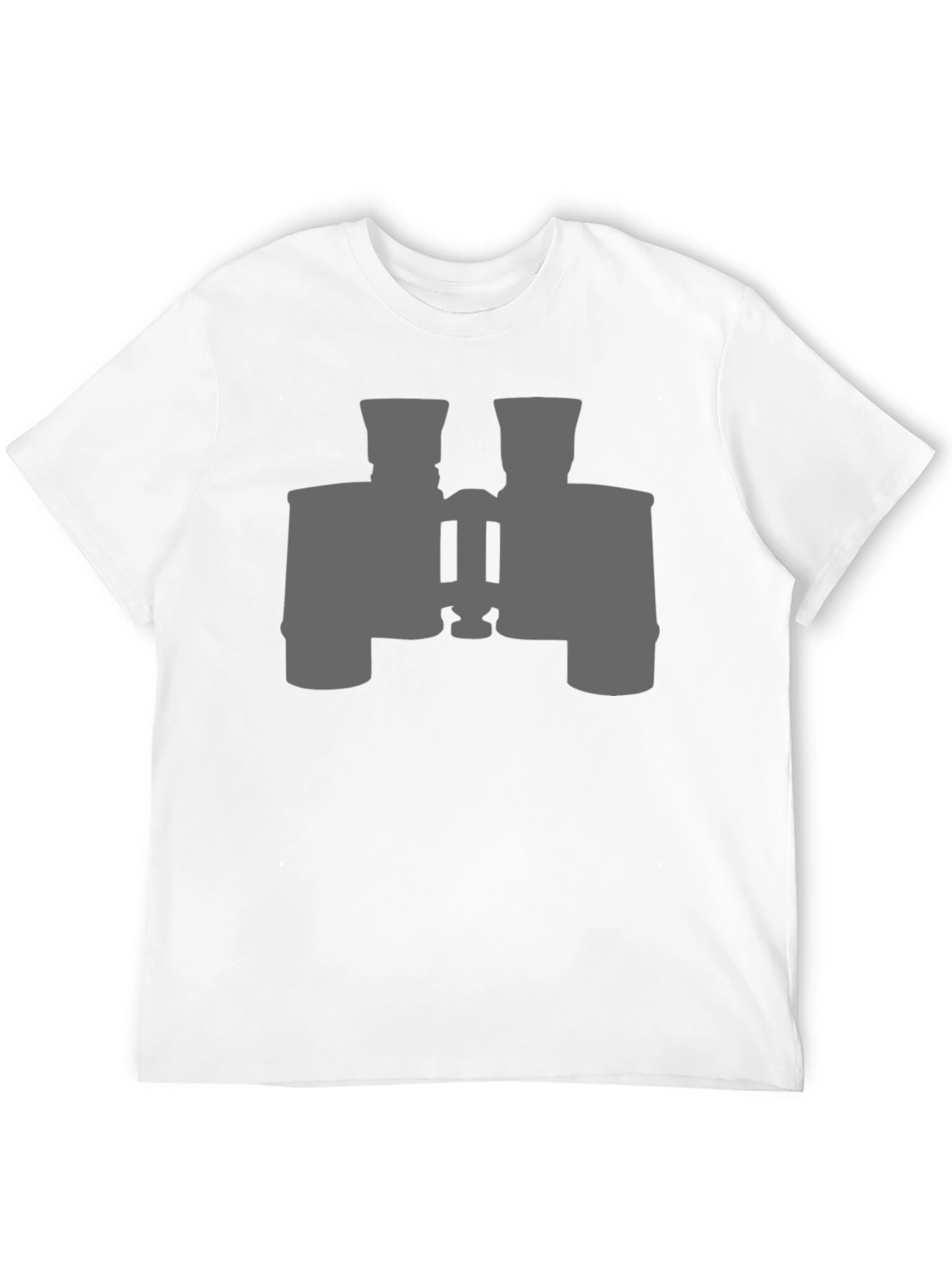 Binoculars Graphic Tee - Black Cotton Casual Shirt