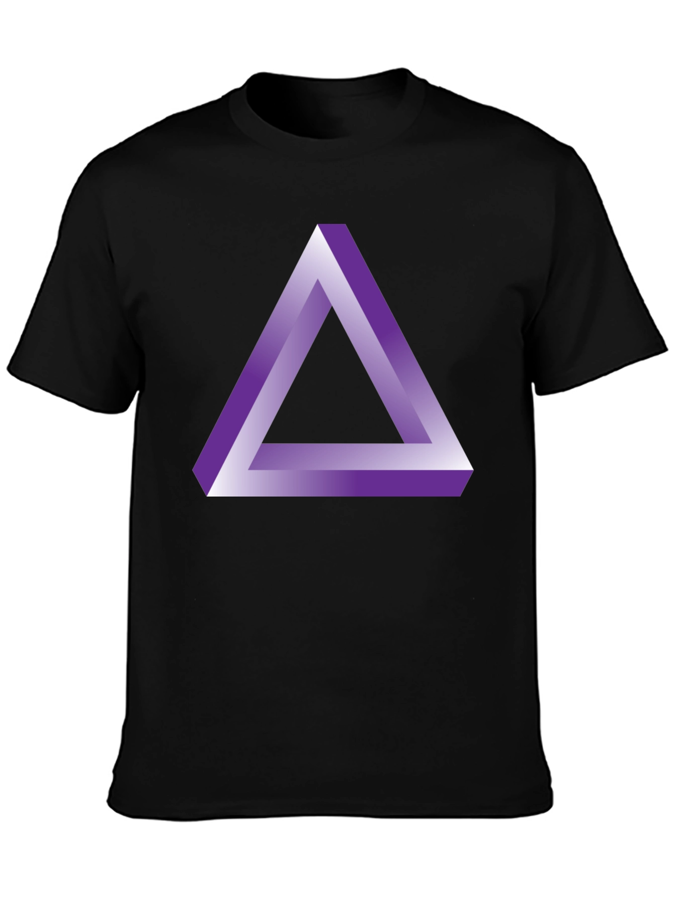 Optical Illusion Triangle Graphic Tee