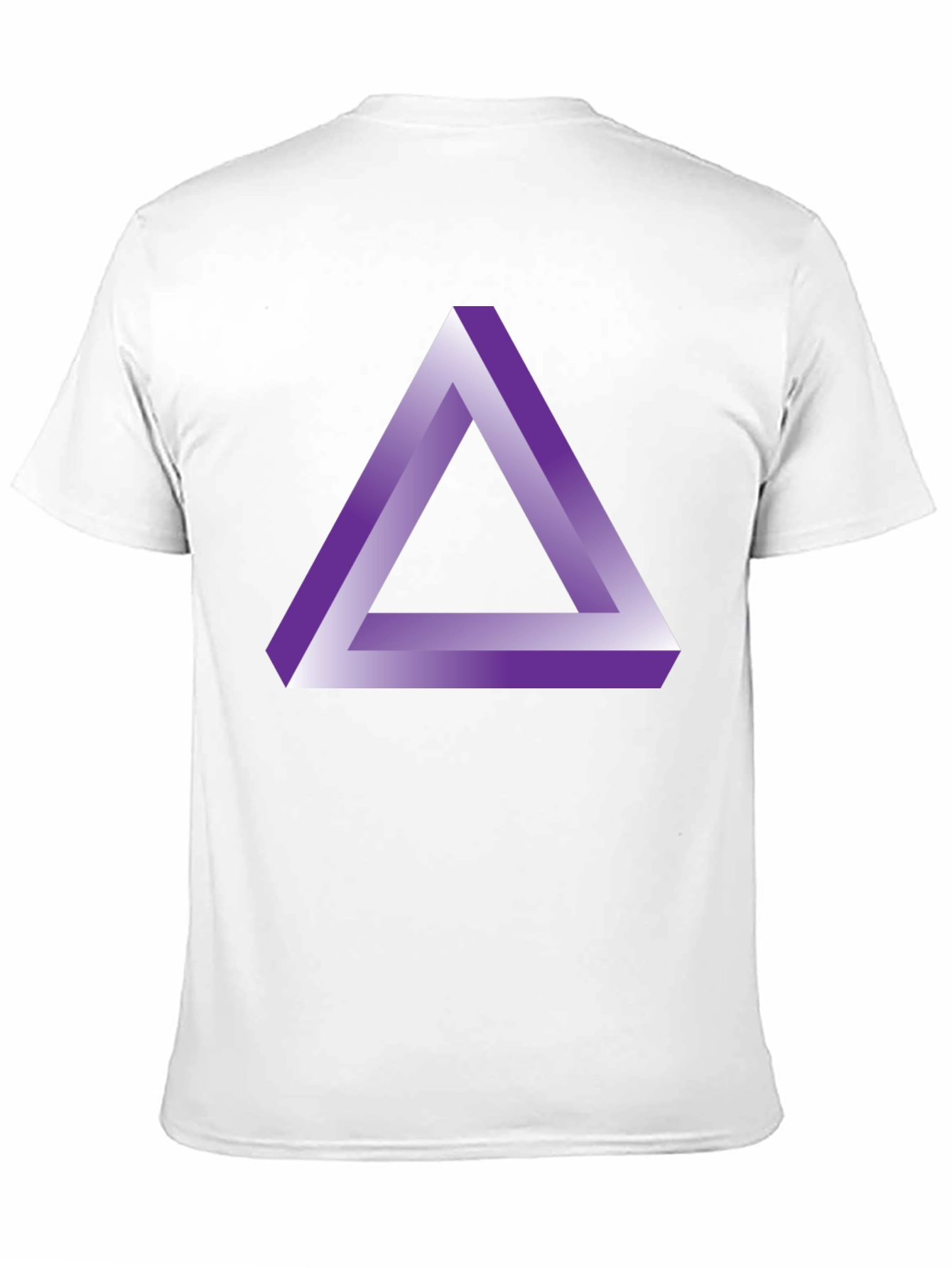 Optical Illusion Triangle Graphic Tee