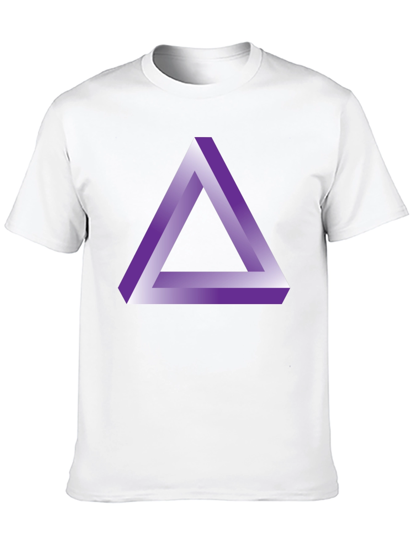 Optical Illusion Triangle Graphic Tee