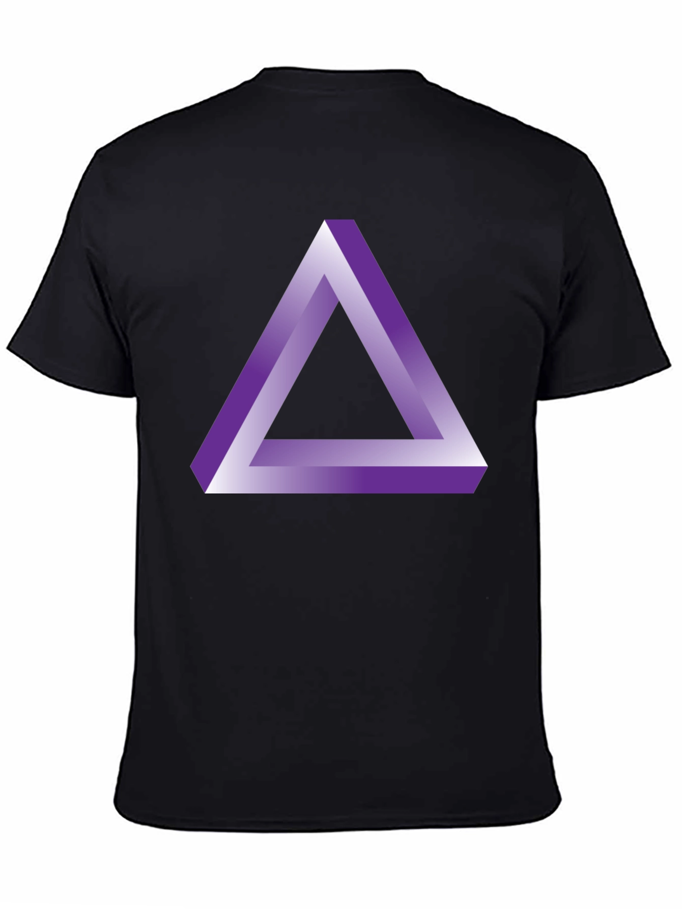 Optical Illusion Triangle Graphic Tee