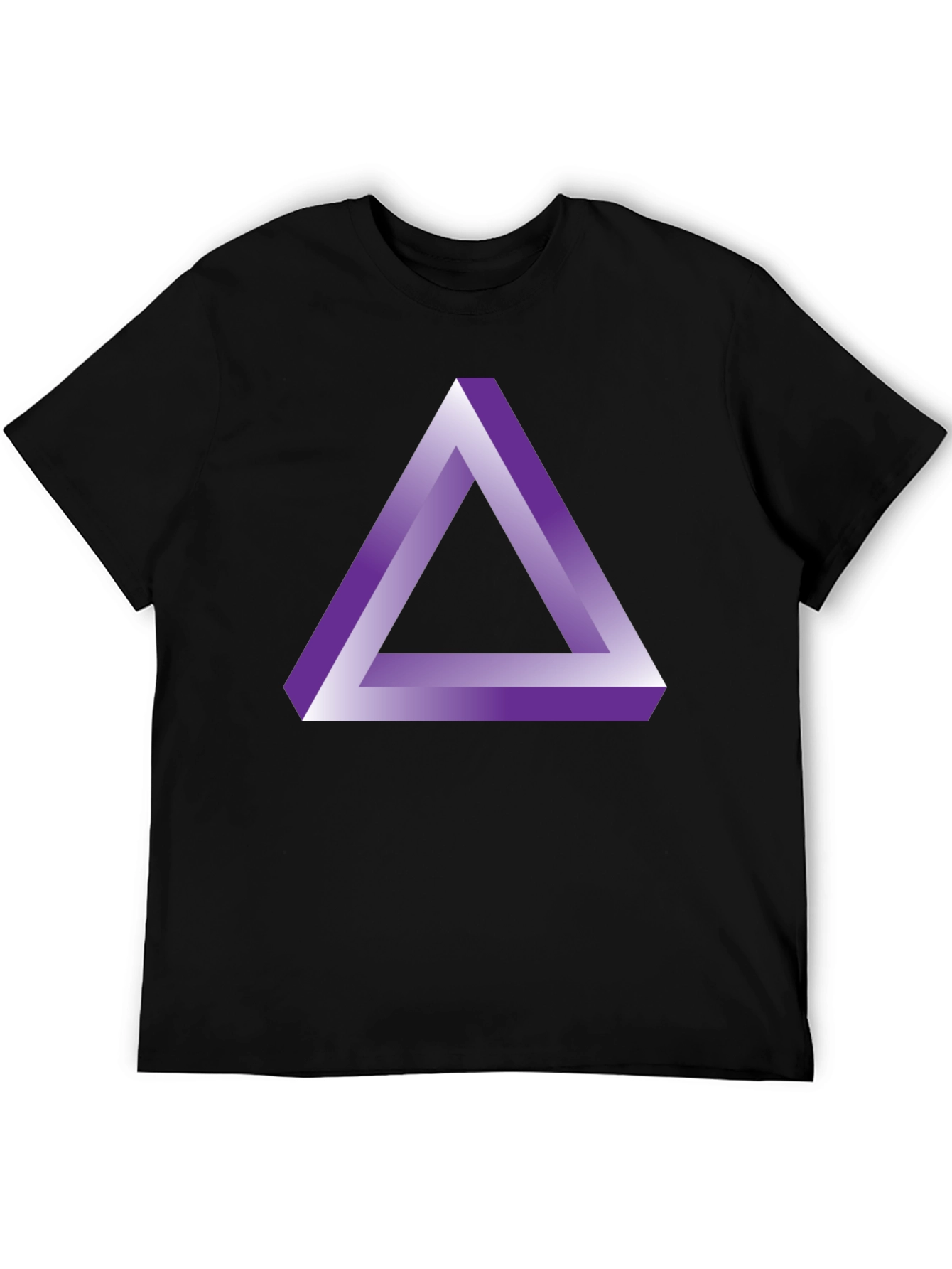 Optical Illusion Triangle Graphic Tee