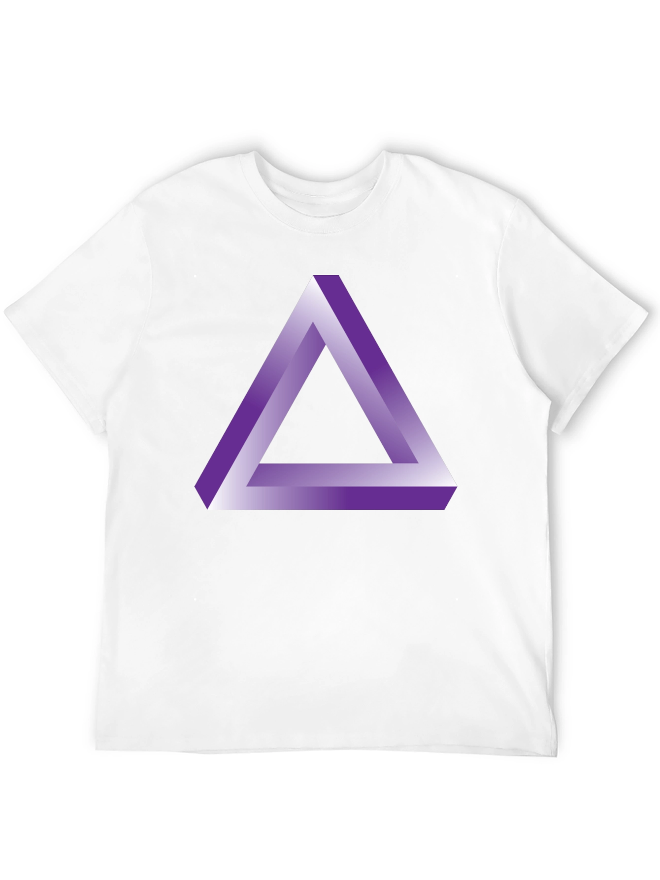 Optical Illusion Triangle Graphic Tee