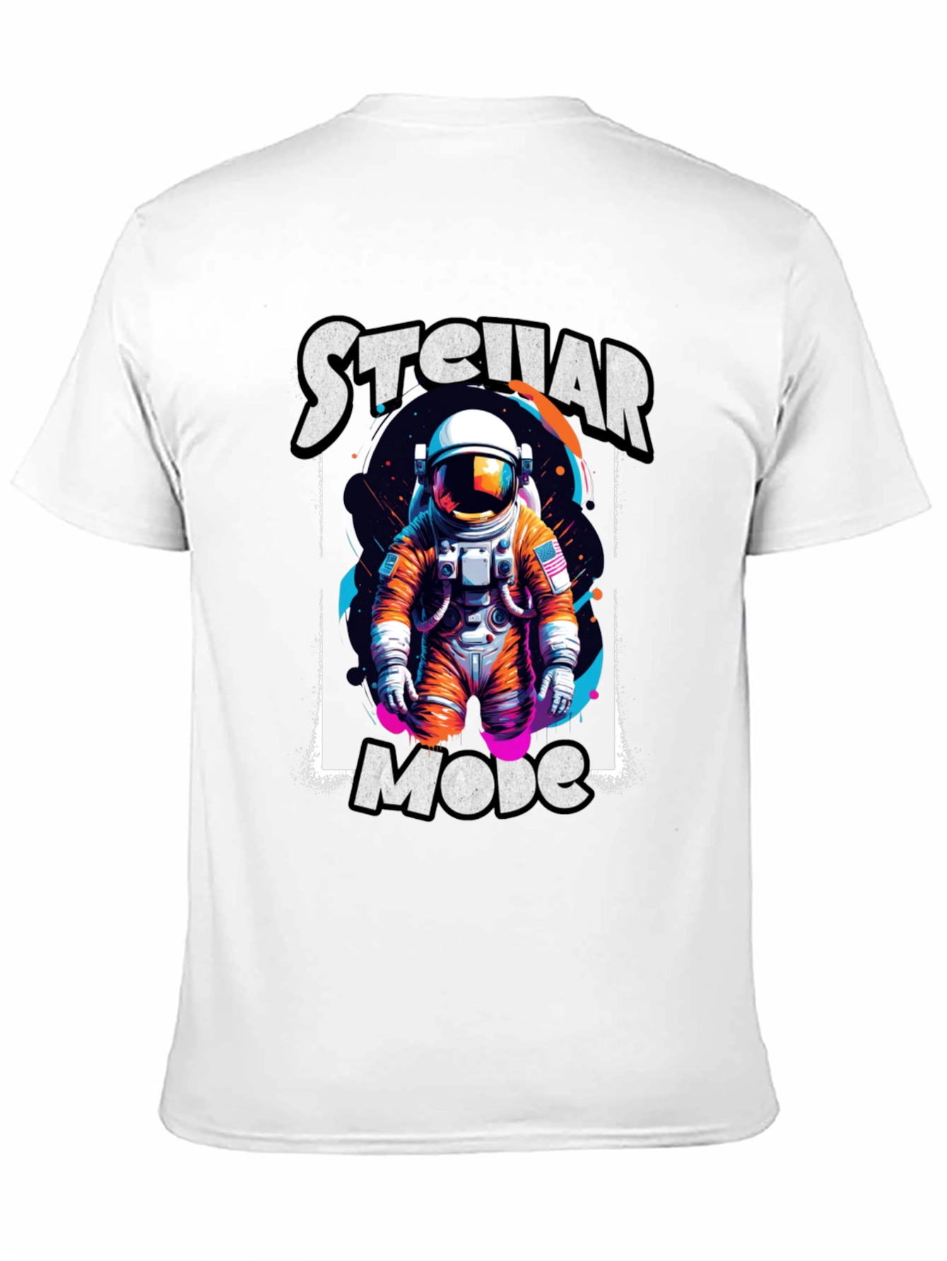 Stellar Mode Astronaut Graphic T-Shirt