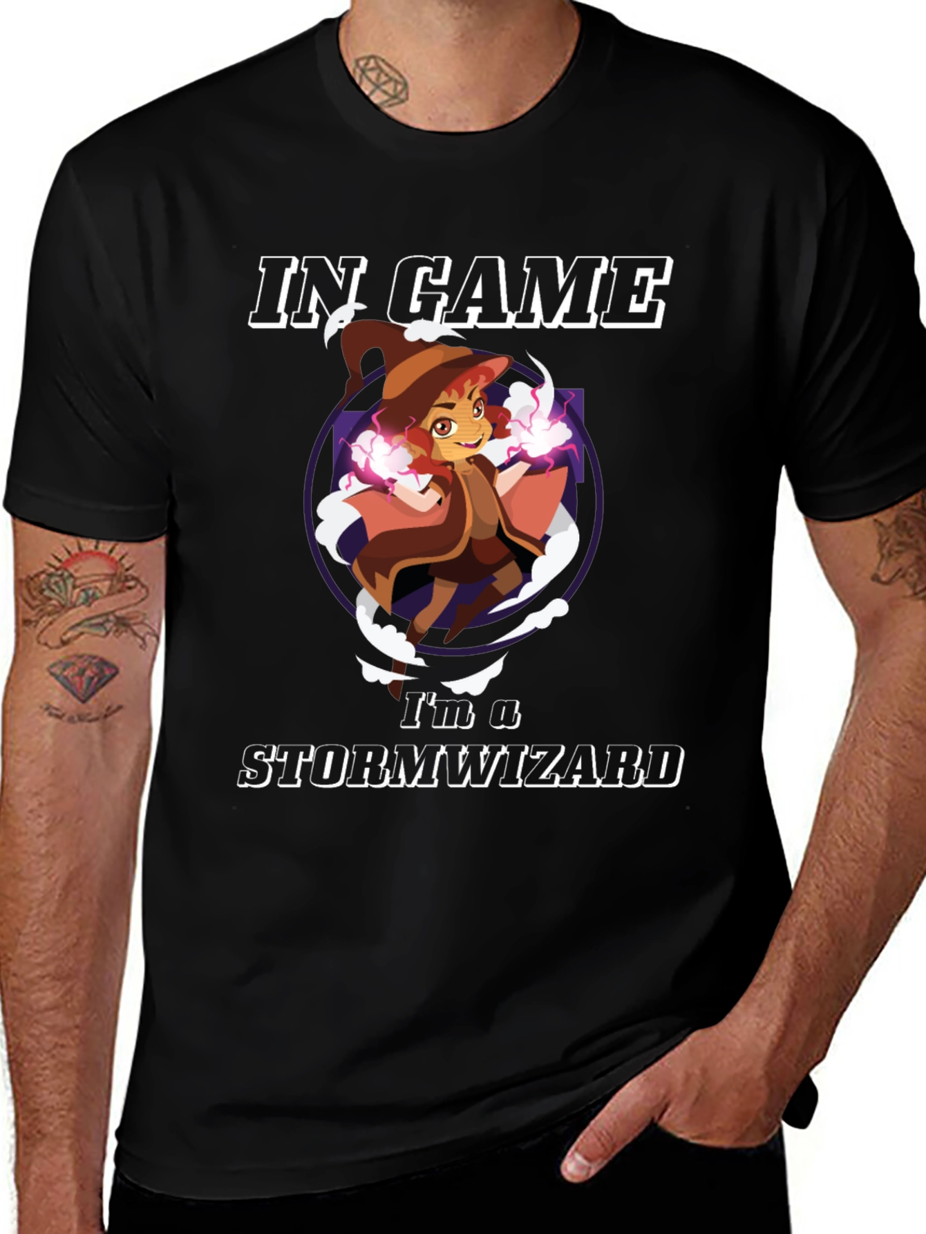 In Game Storm Wizard Graphic Tee