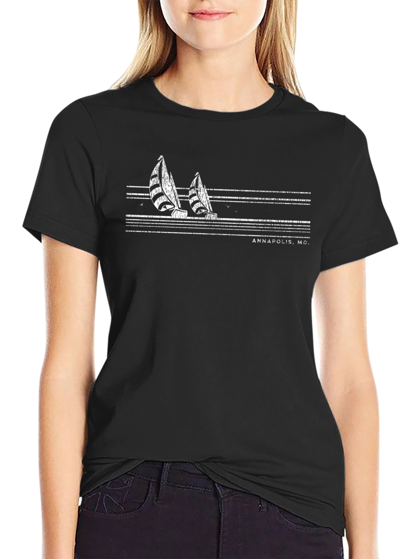 Annapolis Sailboat T-Shirt - Nautical Design