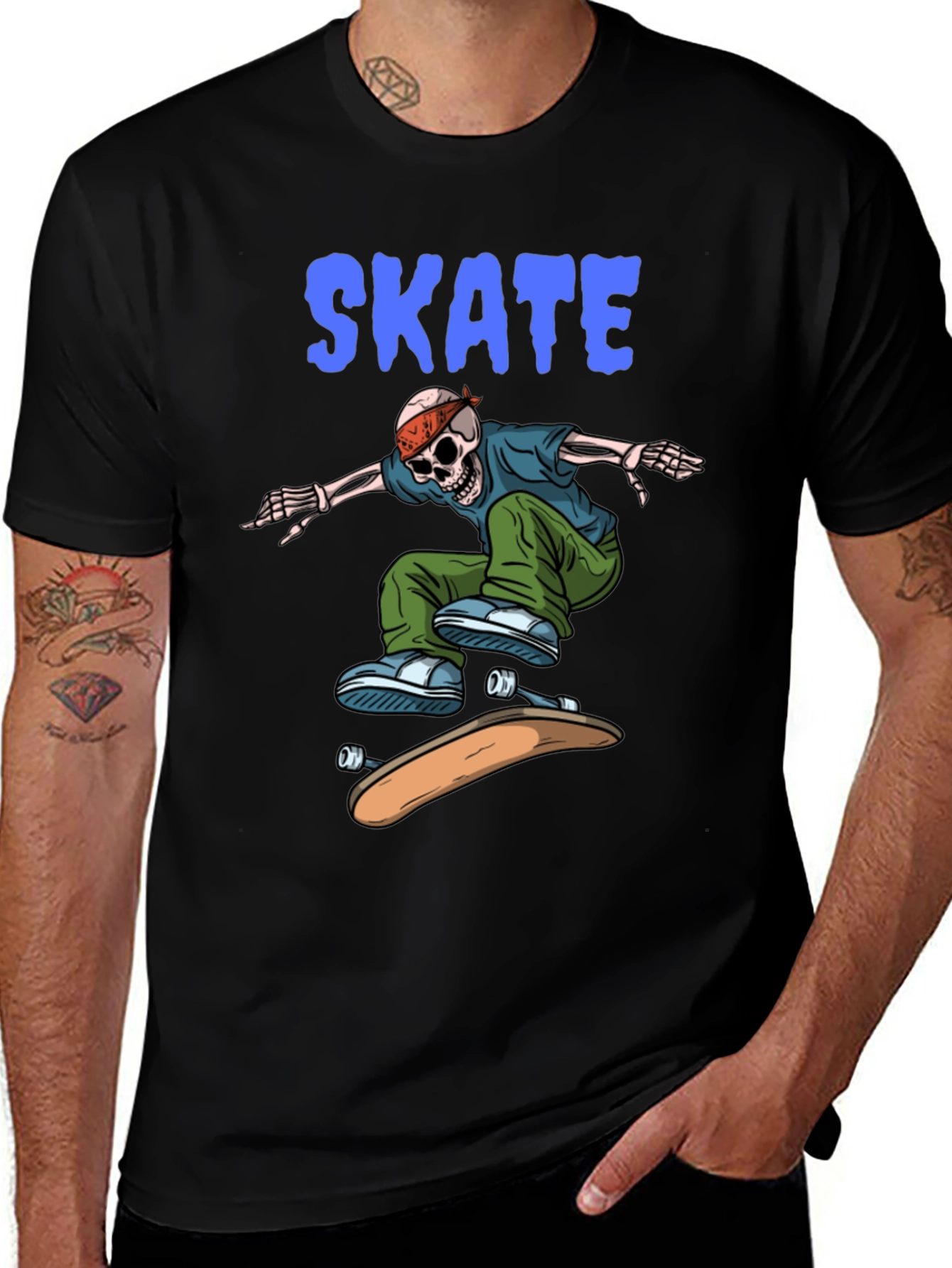 Skate Skeleton T-Shirt