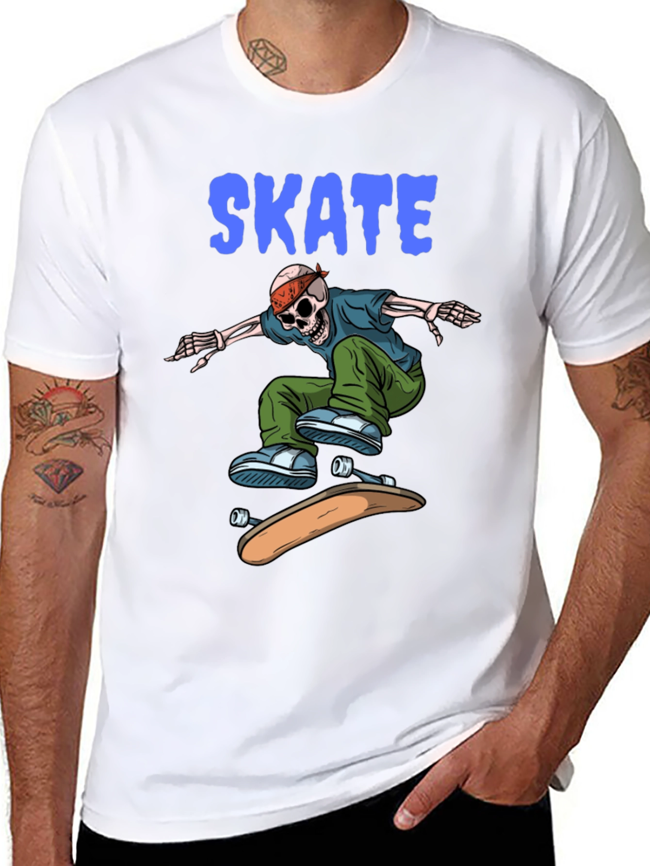 Skate Skeleton T-Shirt