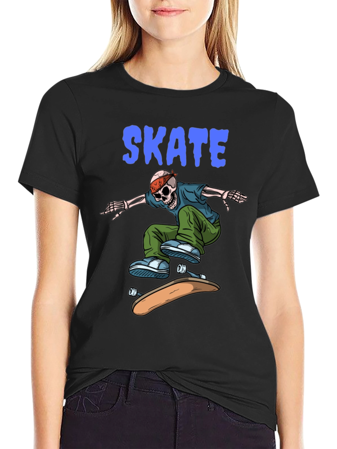 Skate Skeleton T-Shirt