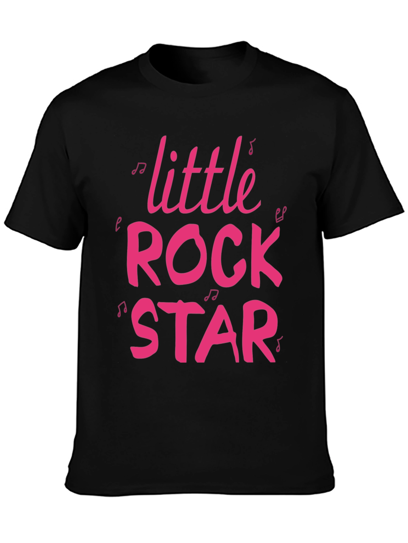 Little Rock Star Graphic Tee - Black