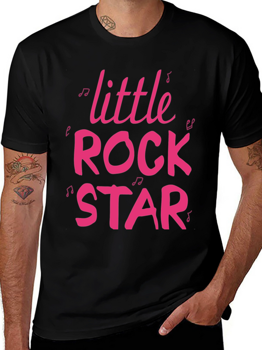Little Rock Star Graphic Tee - Black