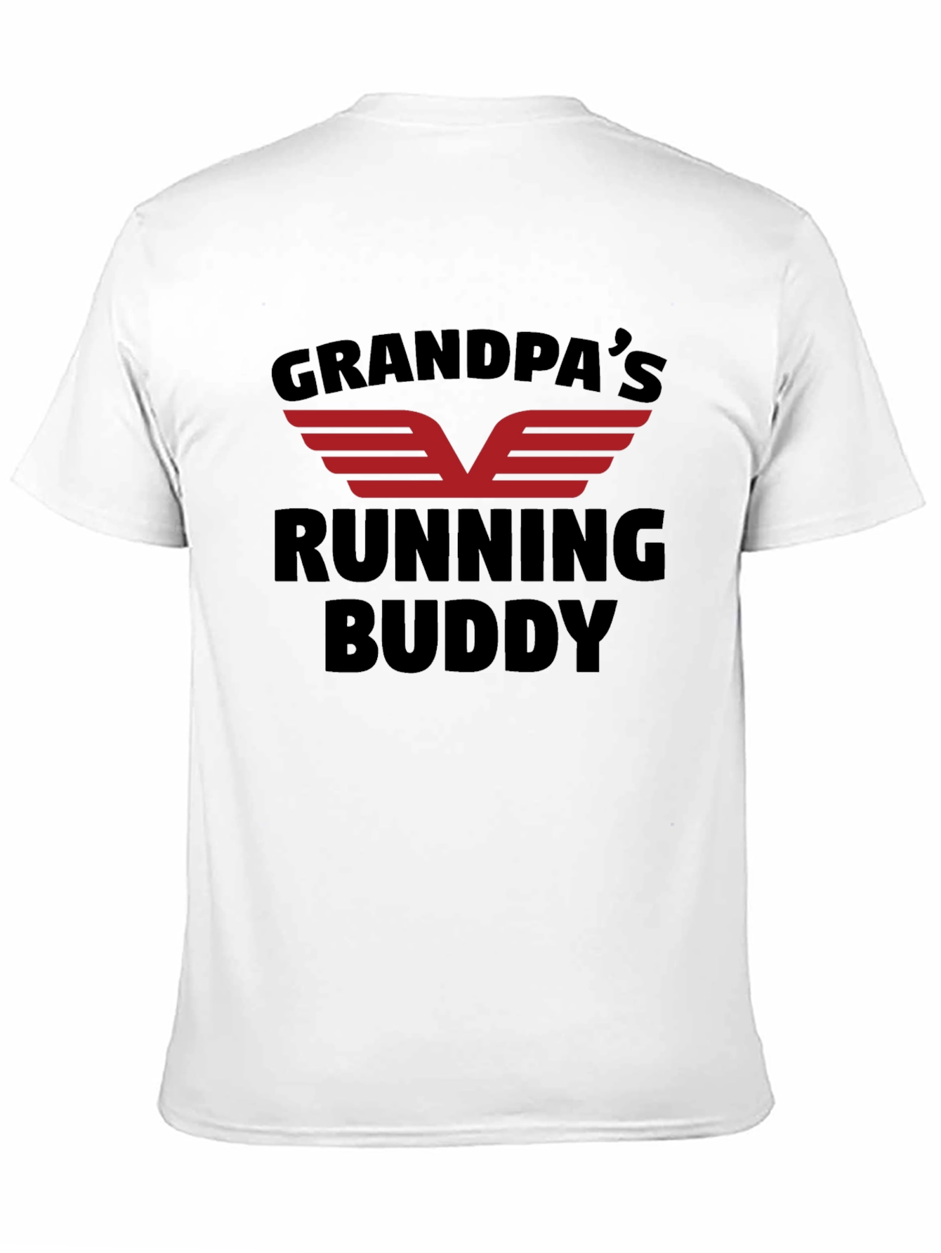 Grandpas Running Buddy Black T-Shirt
