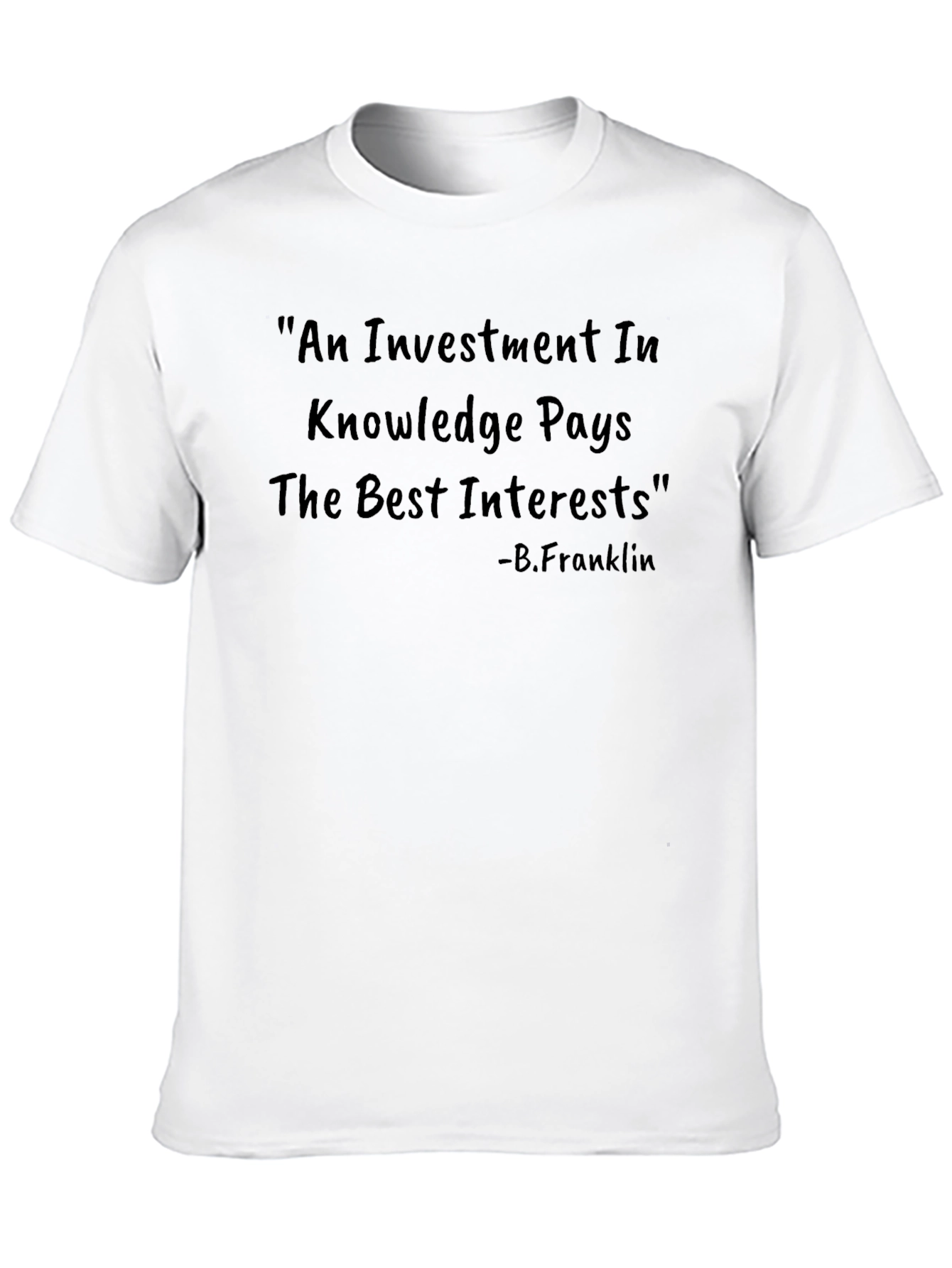 Knowledge Pays T-Shirt - Investment in Learning