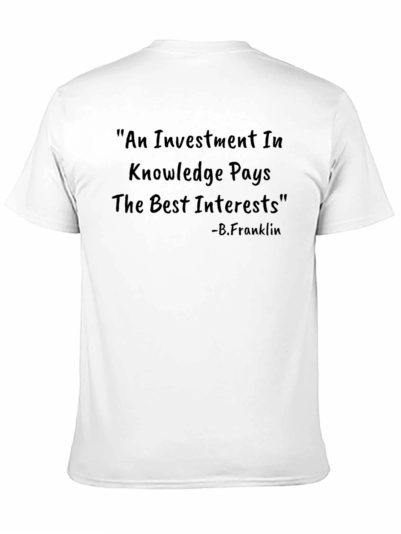Knowledge Pays T-Shirt - Investment in Learning