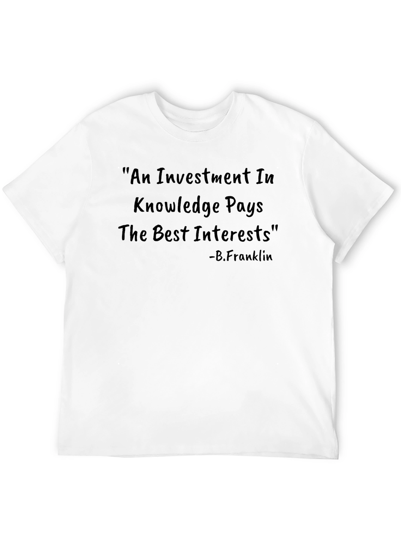 Knowledge Pays T-Shirt - Investment in Learning