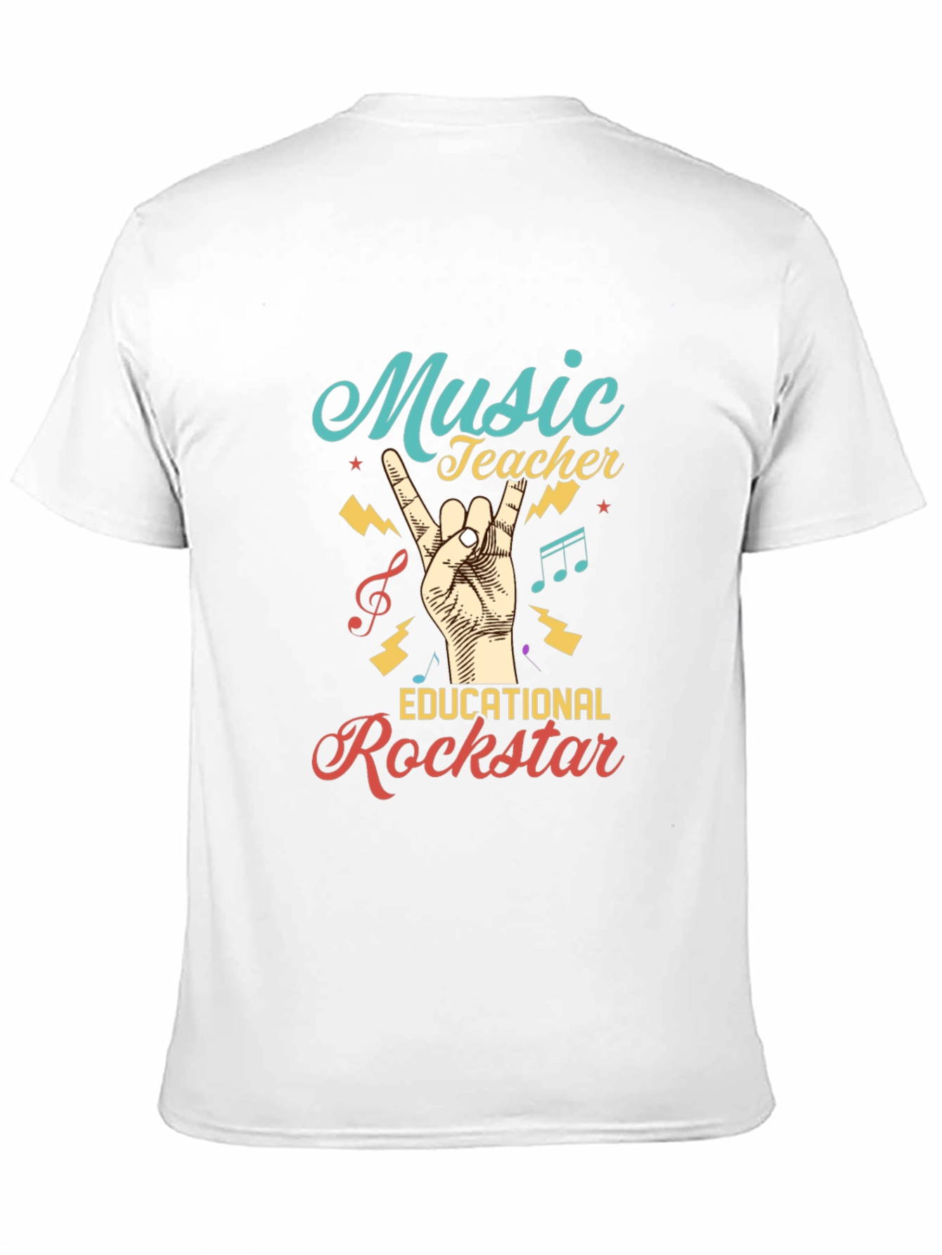 Music Teacher Rockstar Graphic Tee