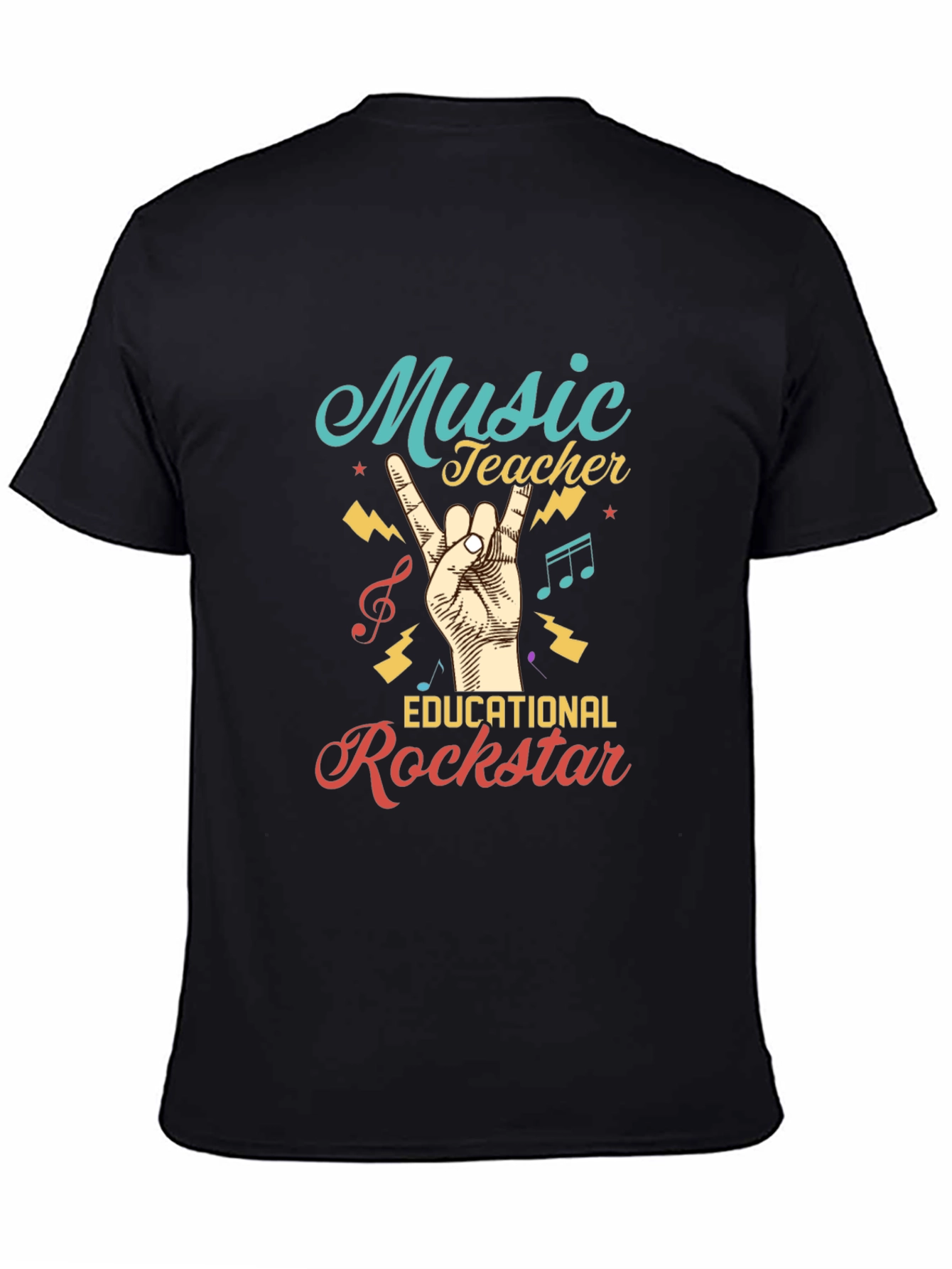 Music Teacher Rockstar Graphic Tee