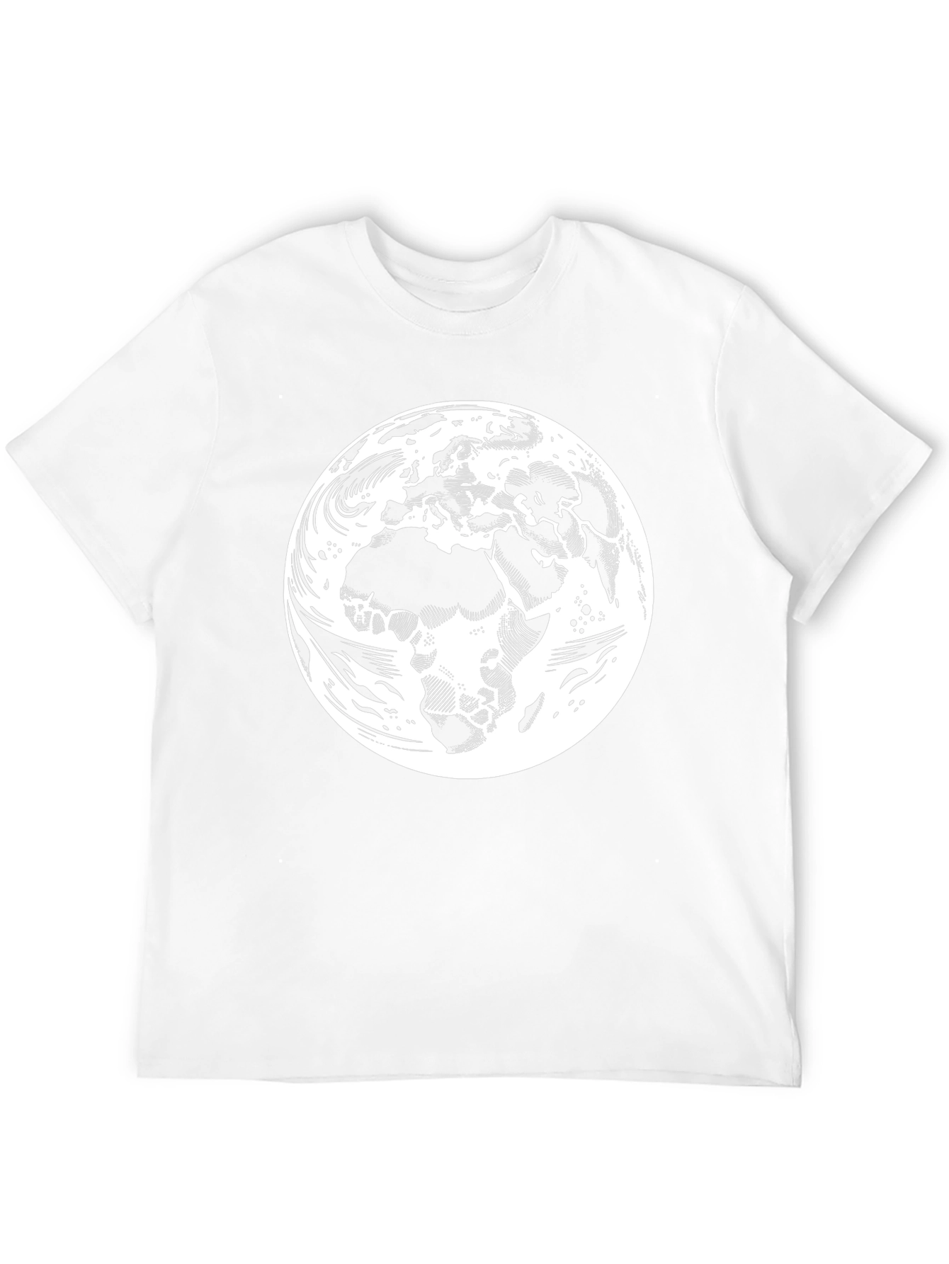Earth Graphic Black T-Shirt