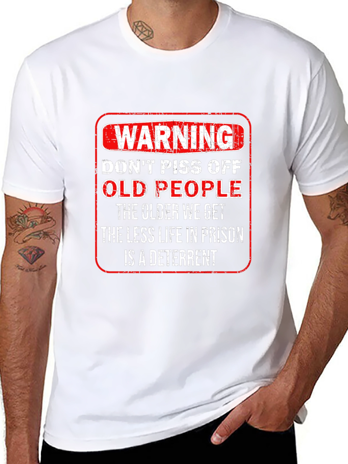 Warning Old People T-Shirt
