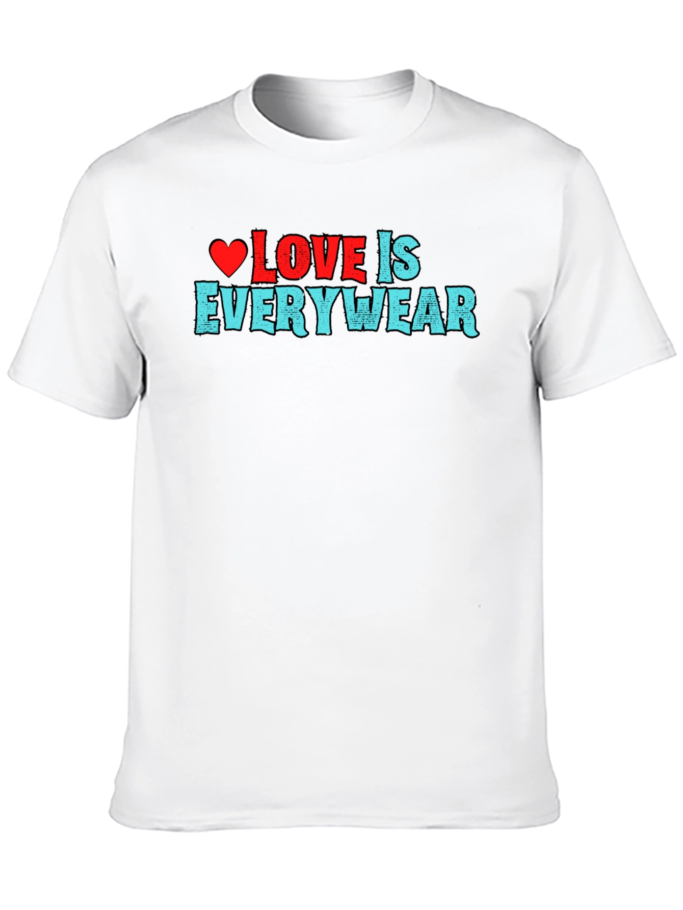 Love is Everywear Black Graphic Tee