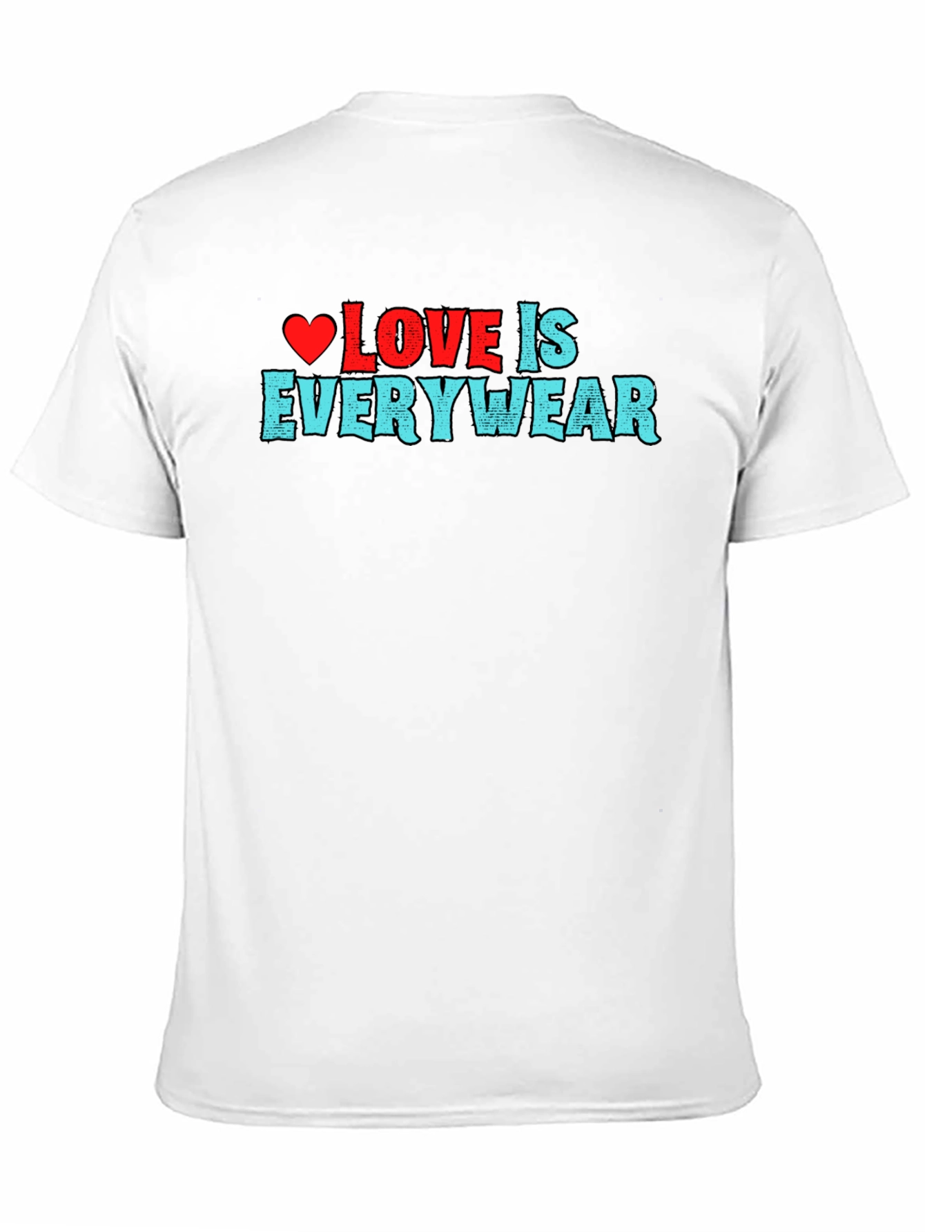 Love is Everywear Black Graphic Tee
