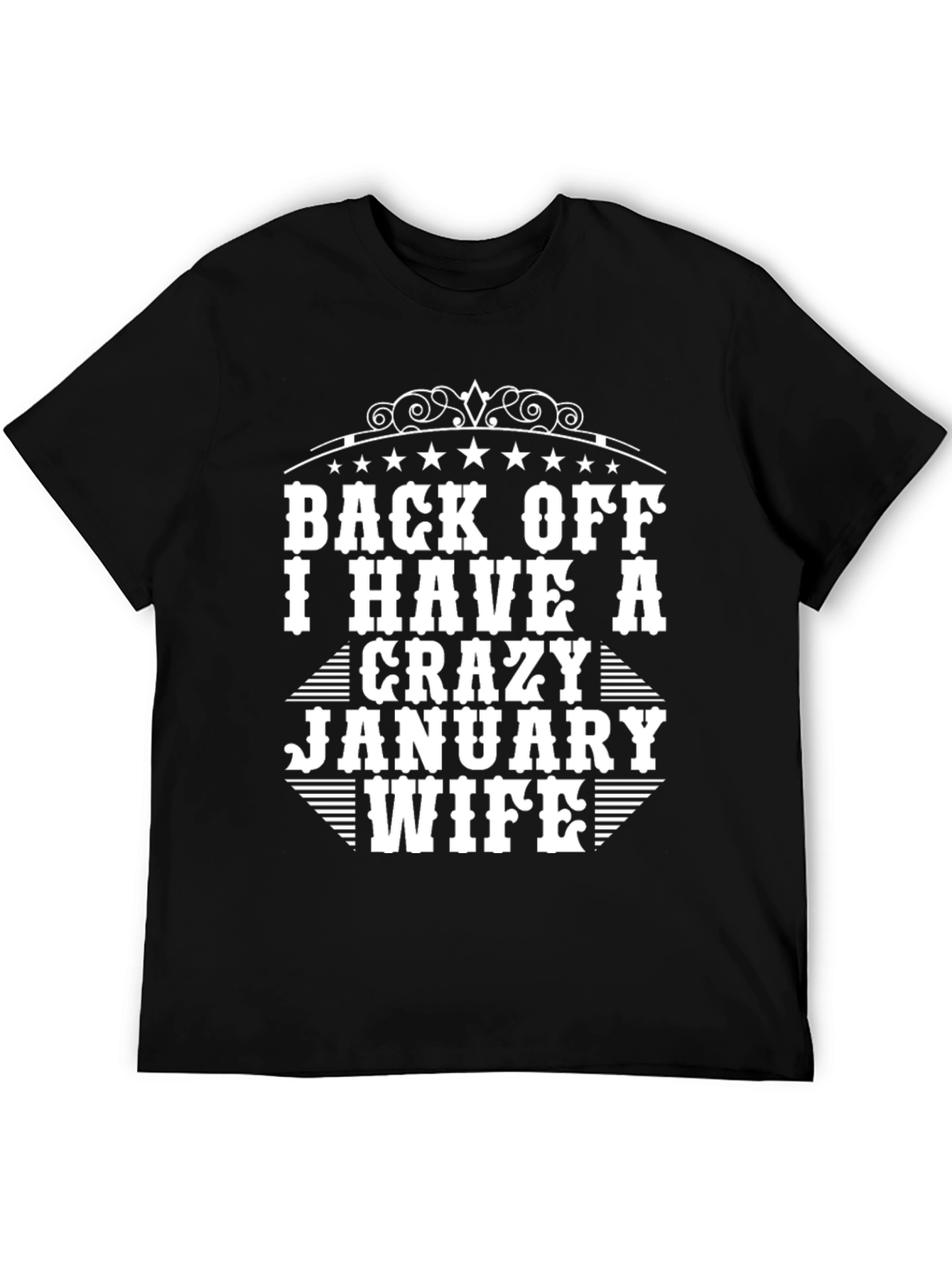 Crazy January Wife Graphic Tee