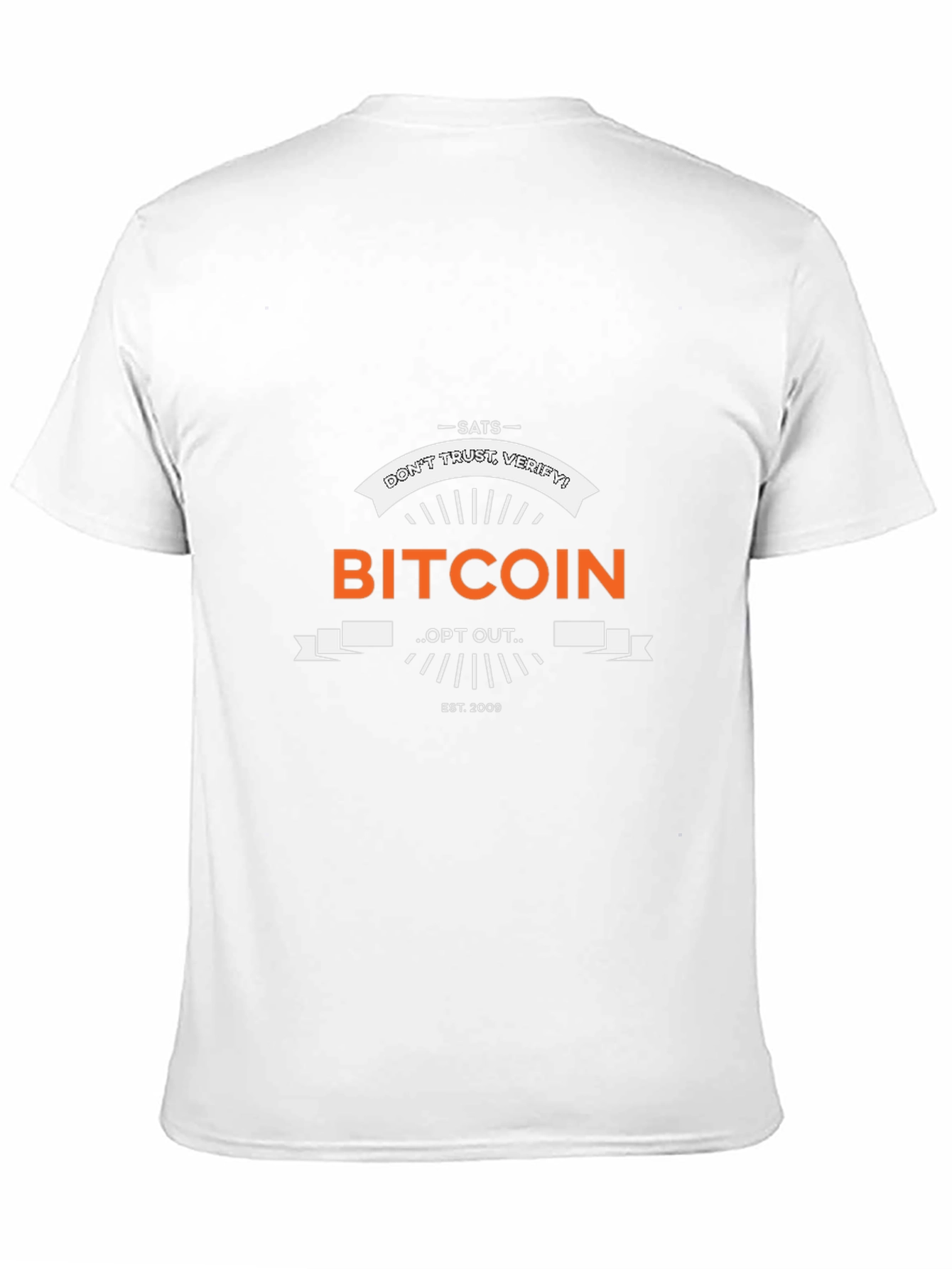 Bitcoin Dont Trust Verify! Black T-Shirt