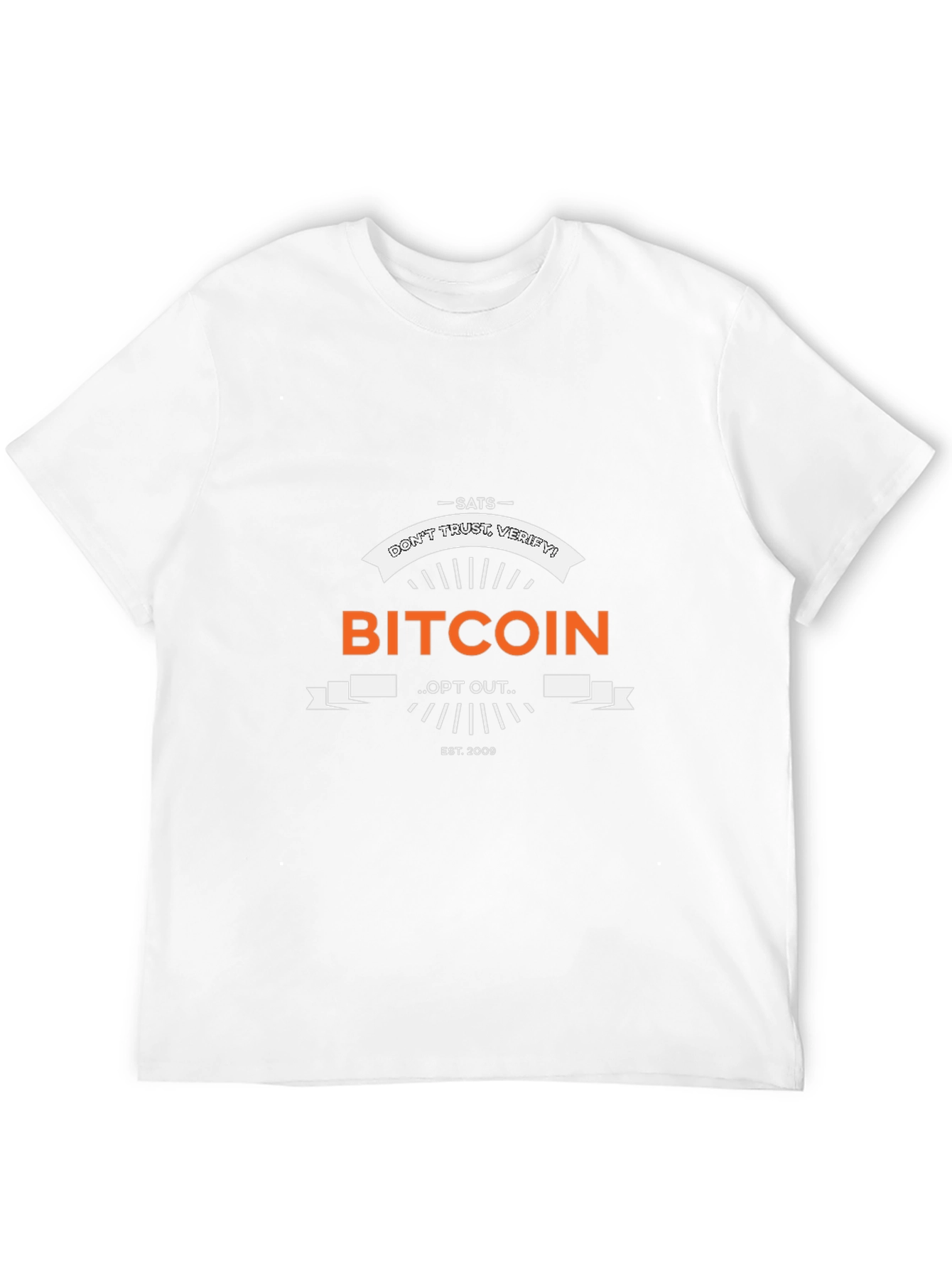 Bitcoin Dont Trust Verify! Black T-Shirt