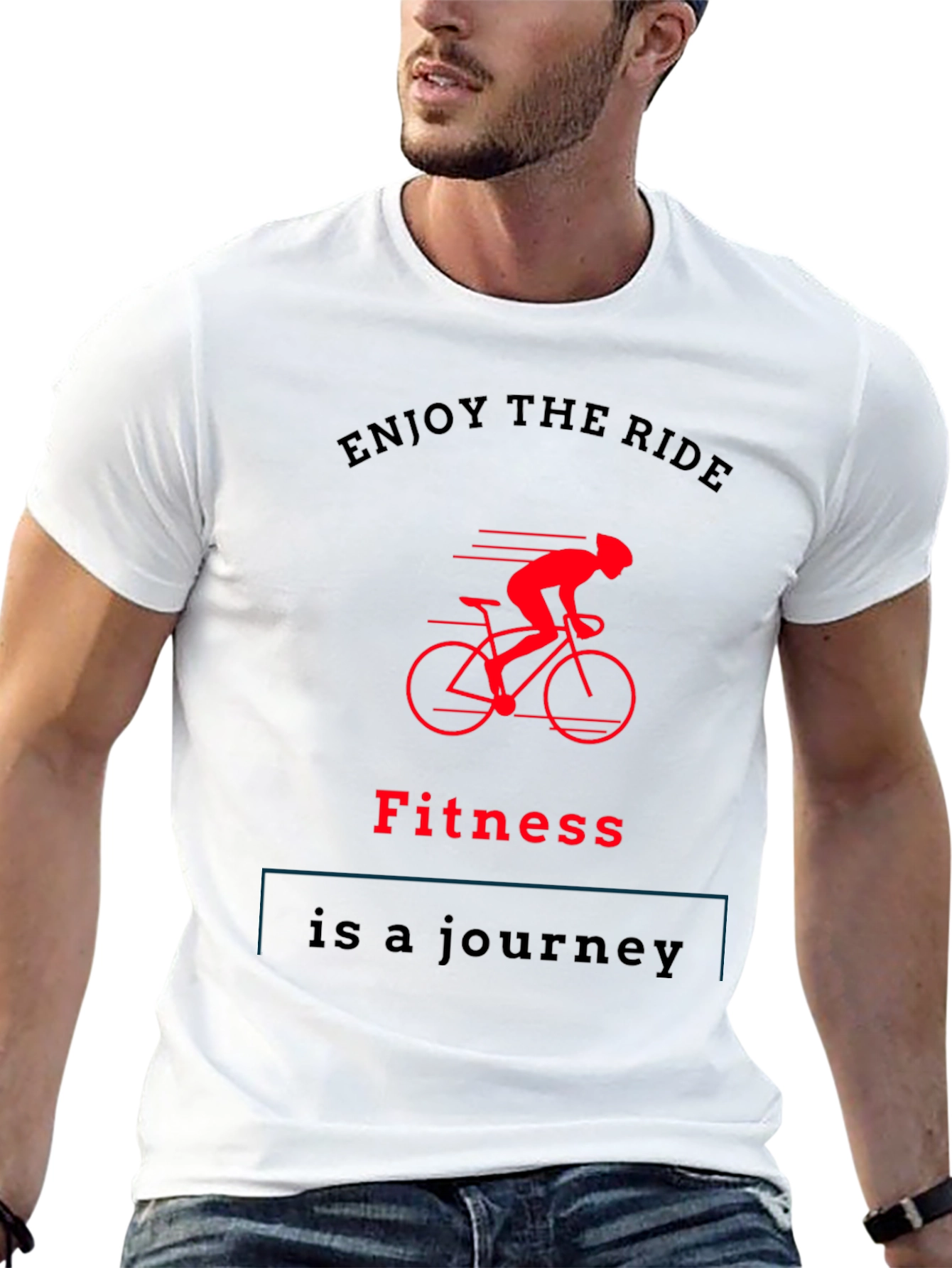 Fitness Journey T-Shirt Enjoy The Ride Tee