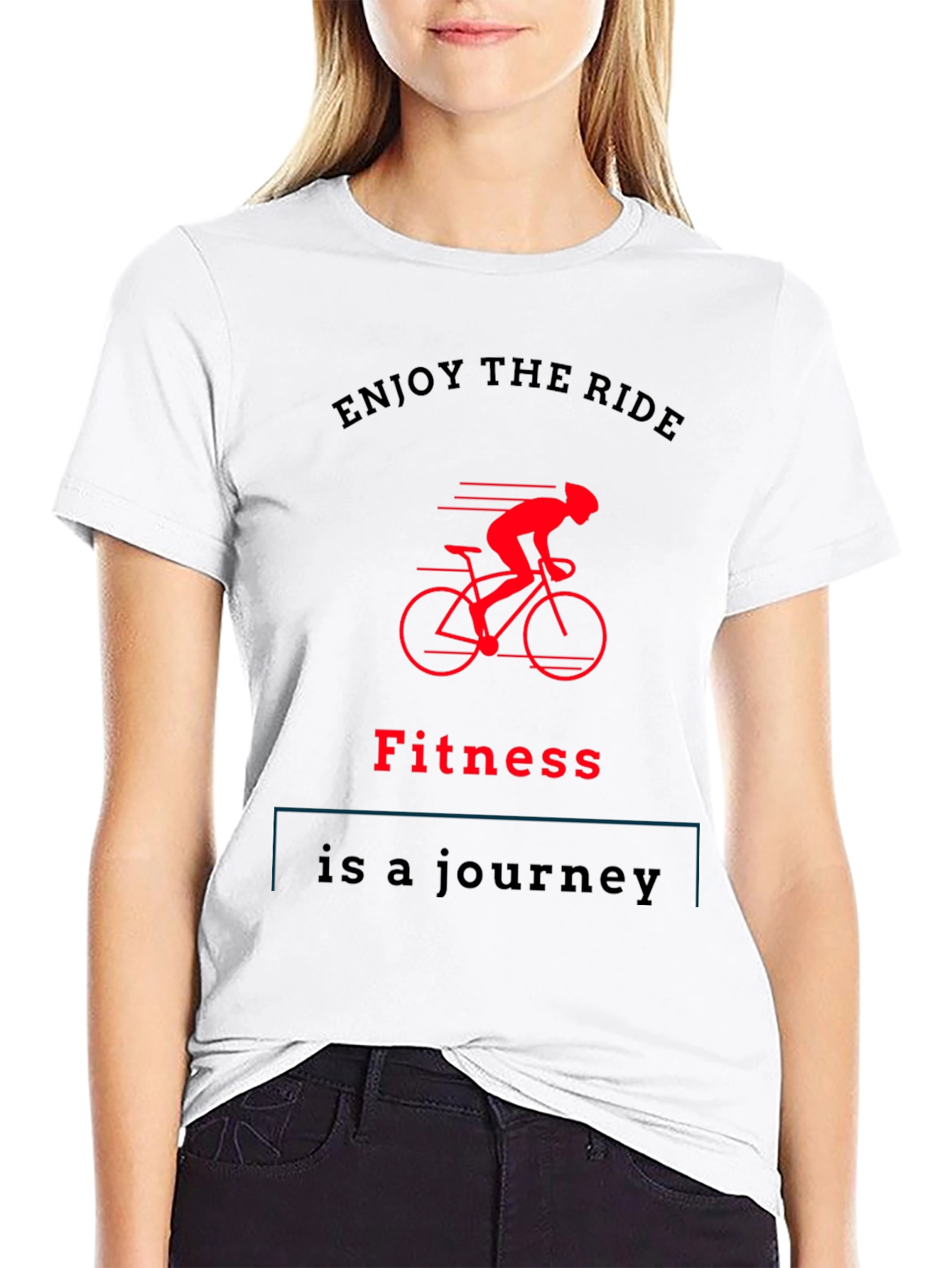 Fitness Journey T-Shirt Enjoy The Ride Tee