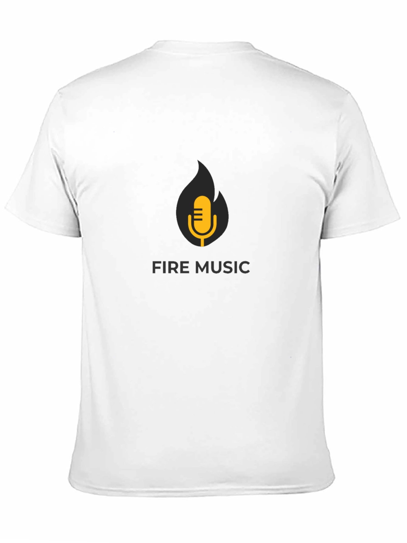 Fire Music T-Shirt - Black Graphic Tee