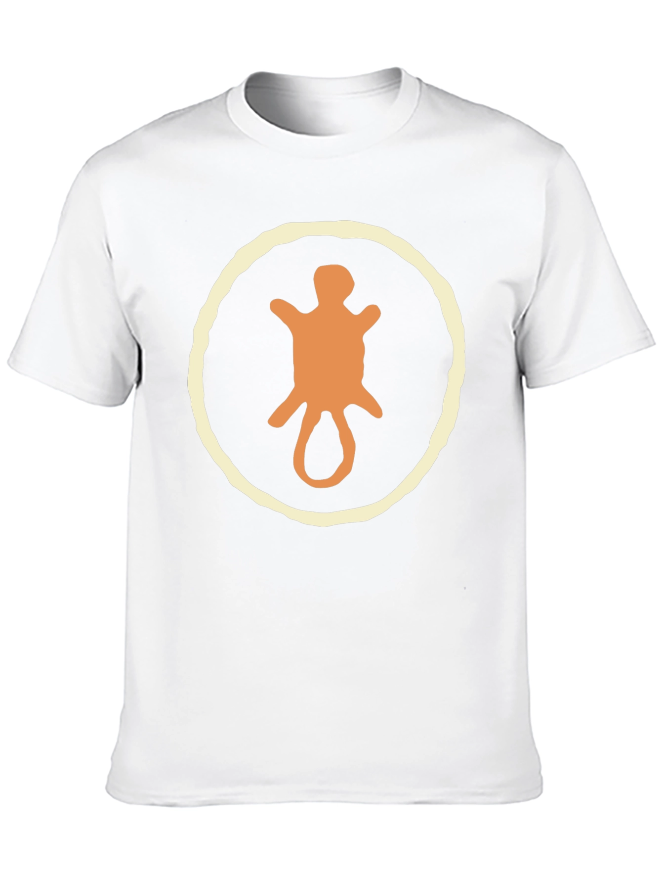 Abstract Symbol Graphic Tee - Black Cotton