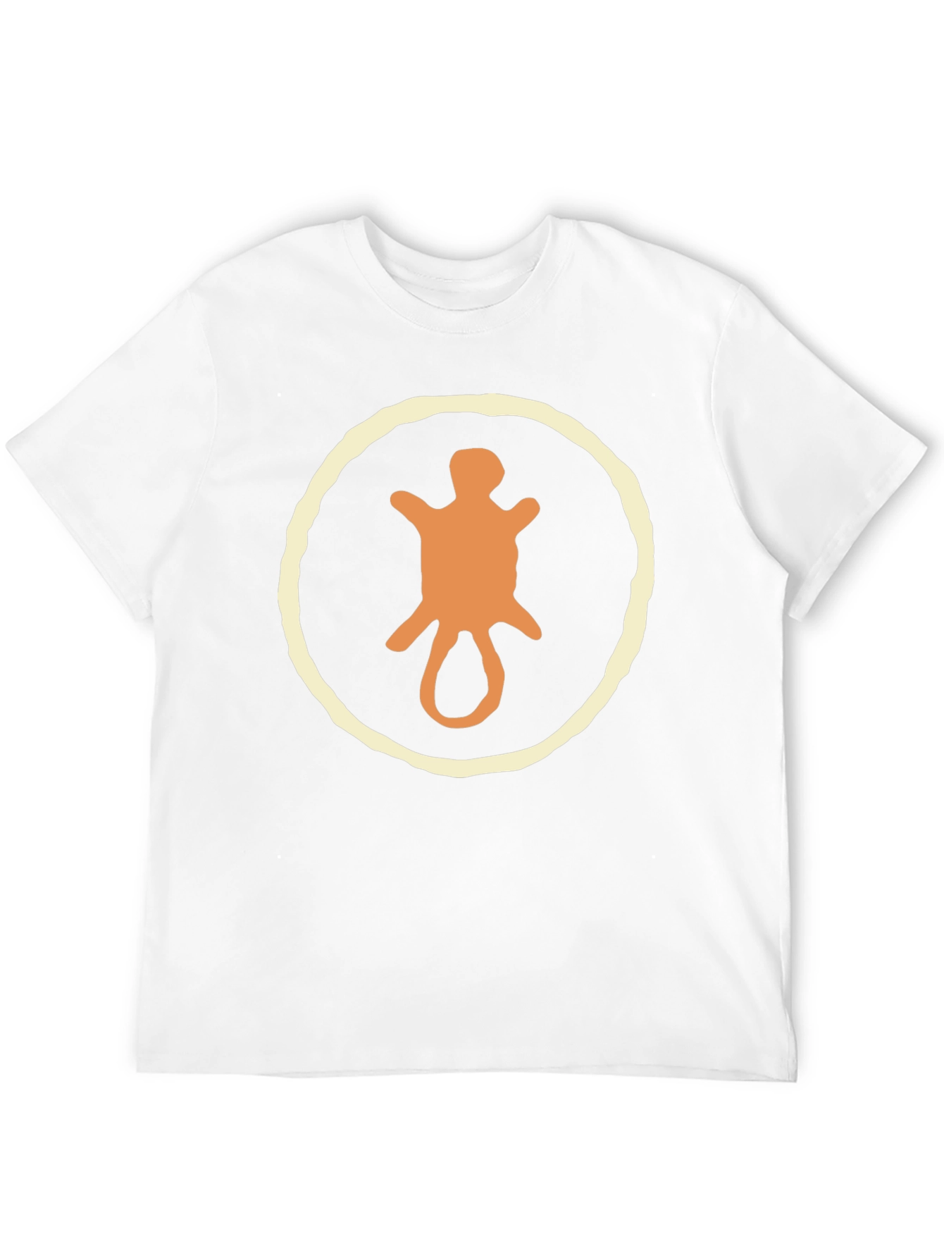 Abstract Symbol Graphic Tee - Black Cotton