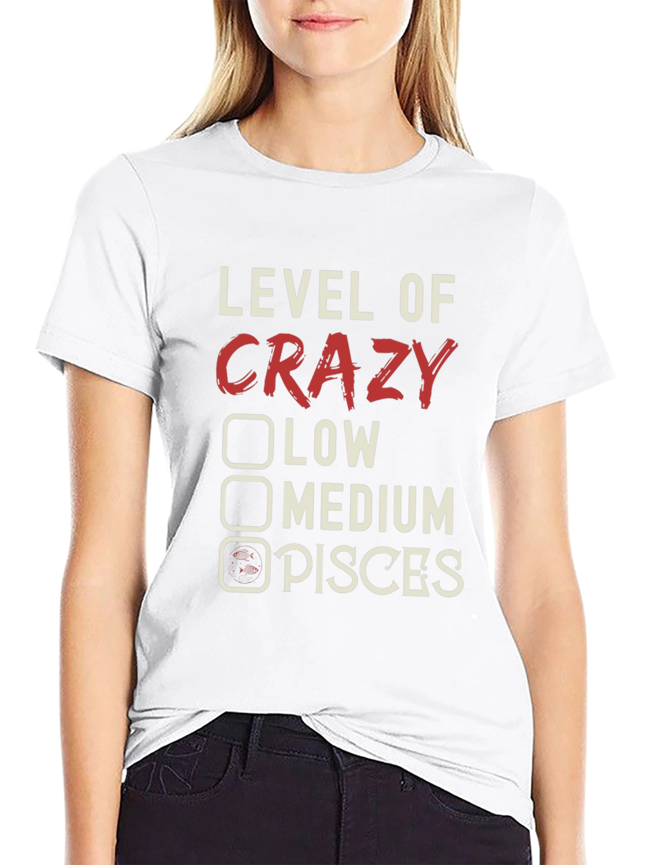 Crazy Pisces T-Shirt Zodiac Astrology Tee