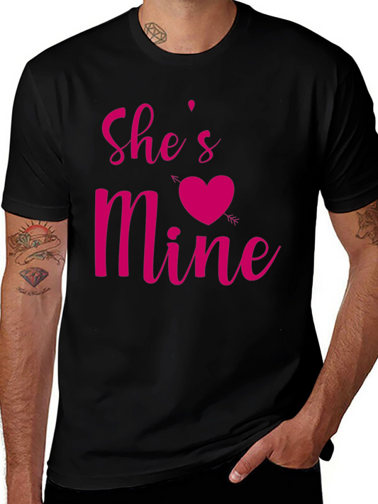 Shes Mine Valentines Day T-Shirt