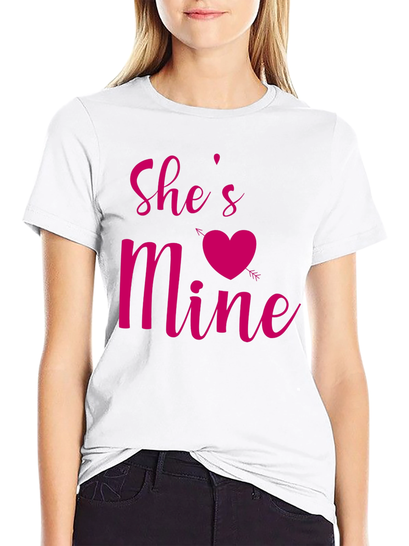Shes Mine Valentines Day T-Shirt