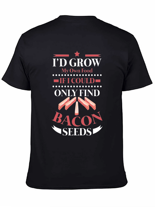 Funny Bacon Seeds Graphic Tee