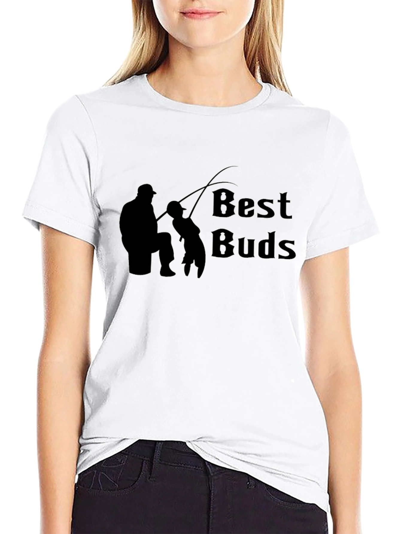 Best Buds Fishing Graphic Tee