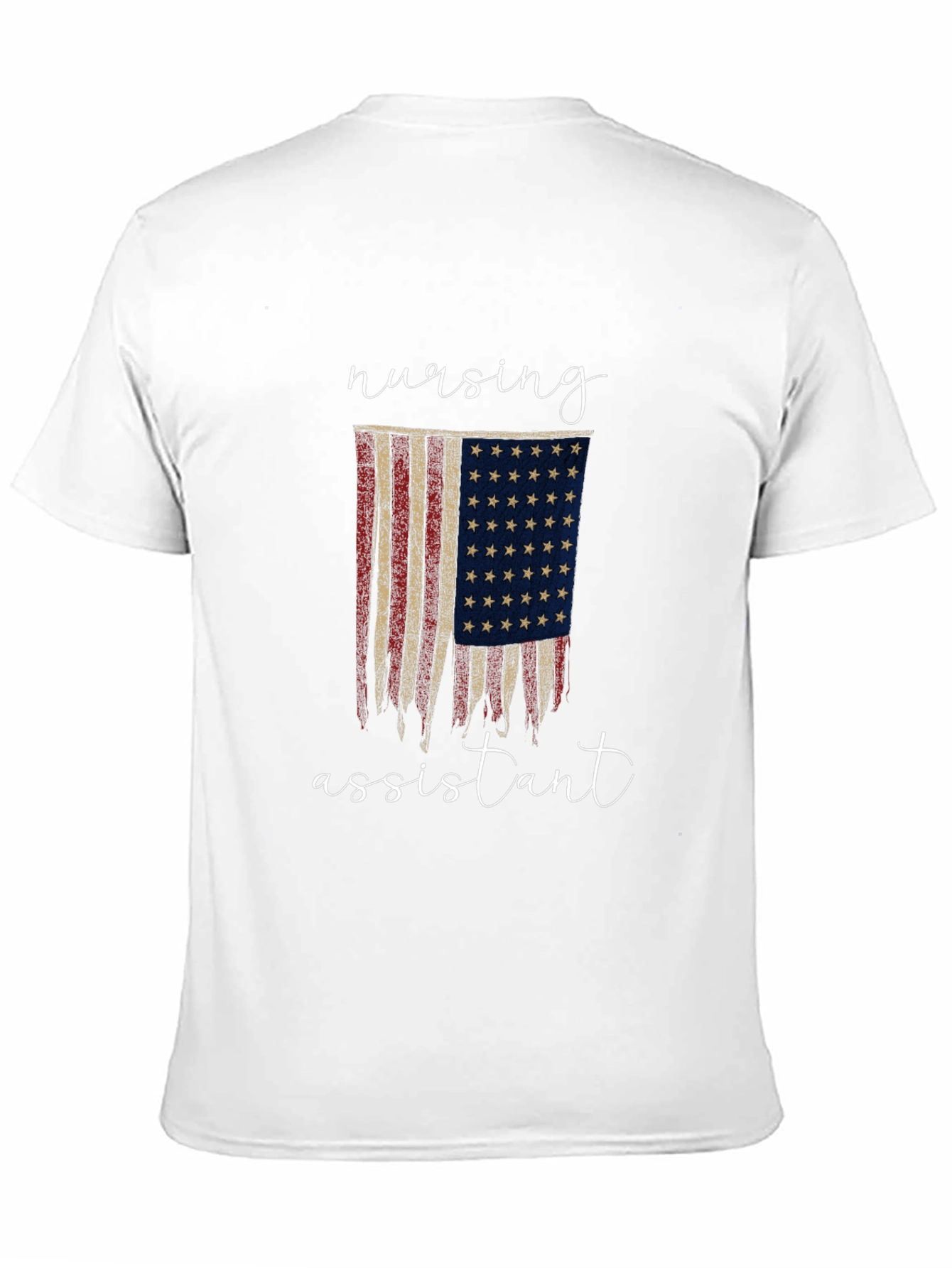 Nursing Assistant American Flag Graphic Tee