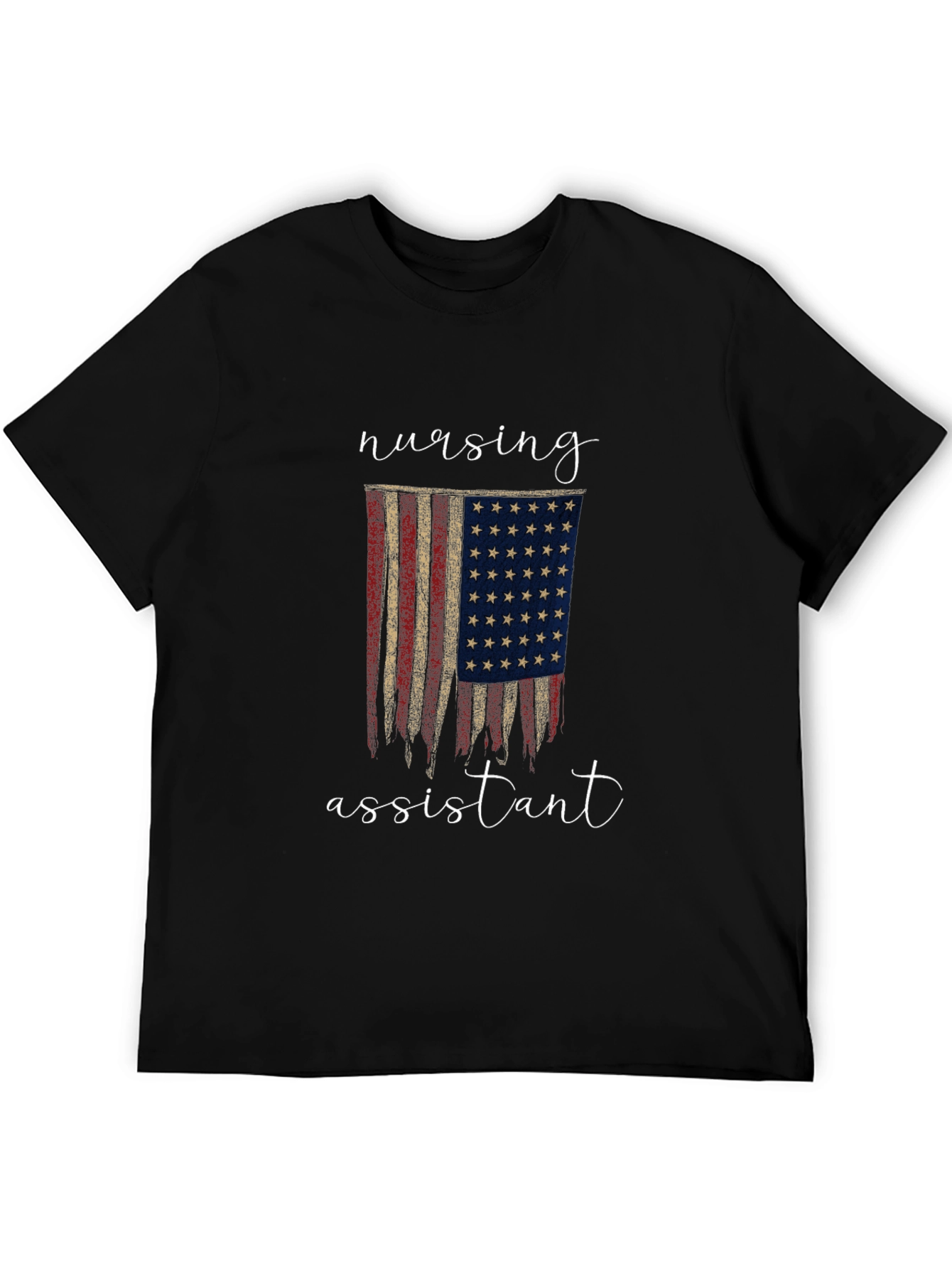 Nursing Assistant American Flag Graphic Tee
