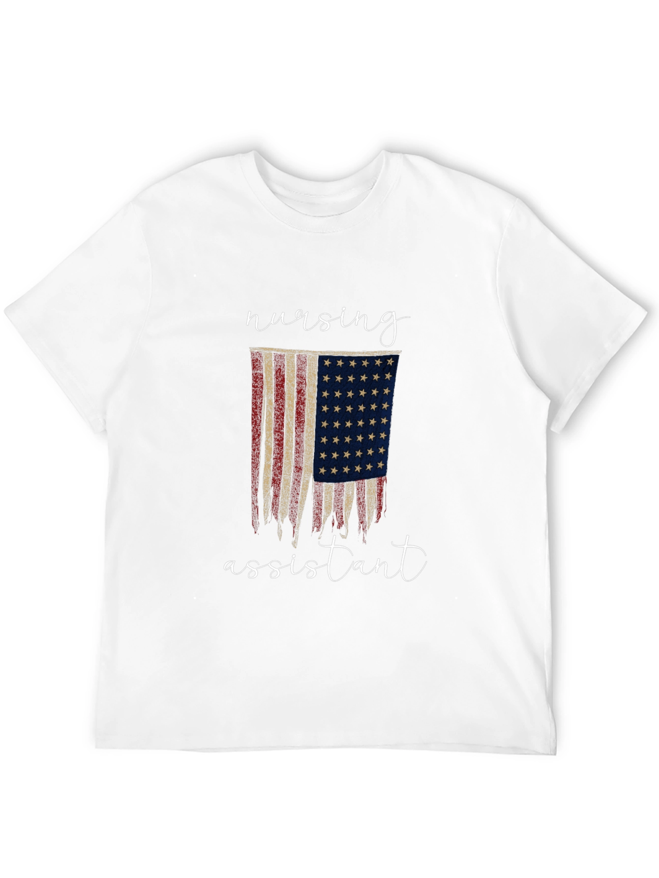Nursing Assistant American Flag Graphic Tee