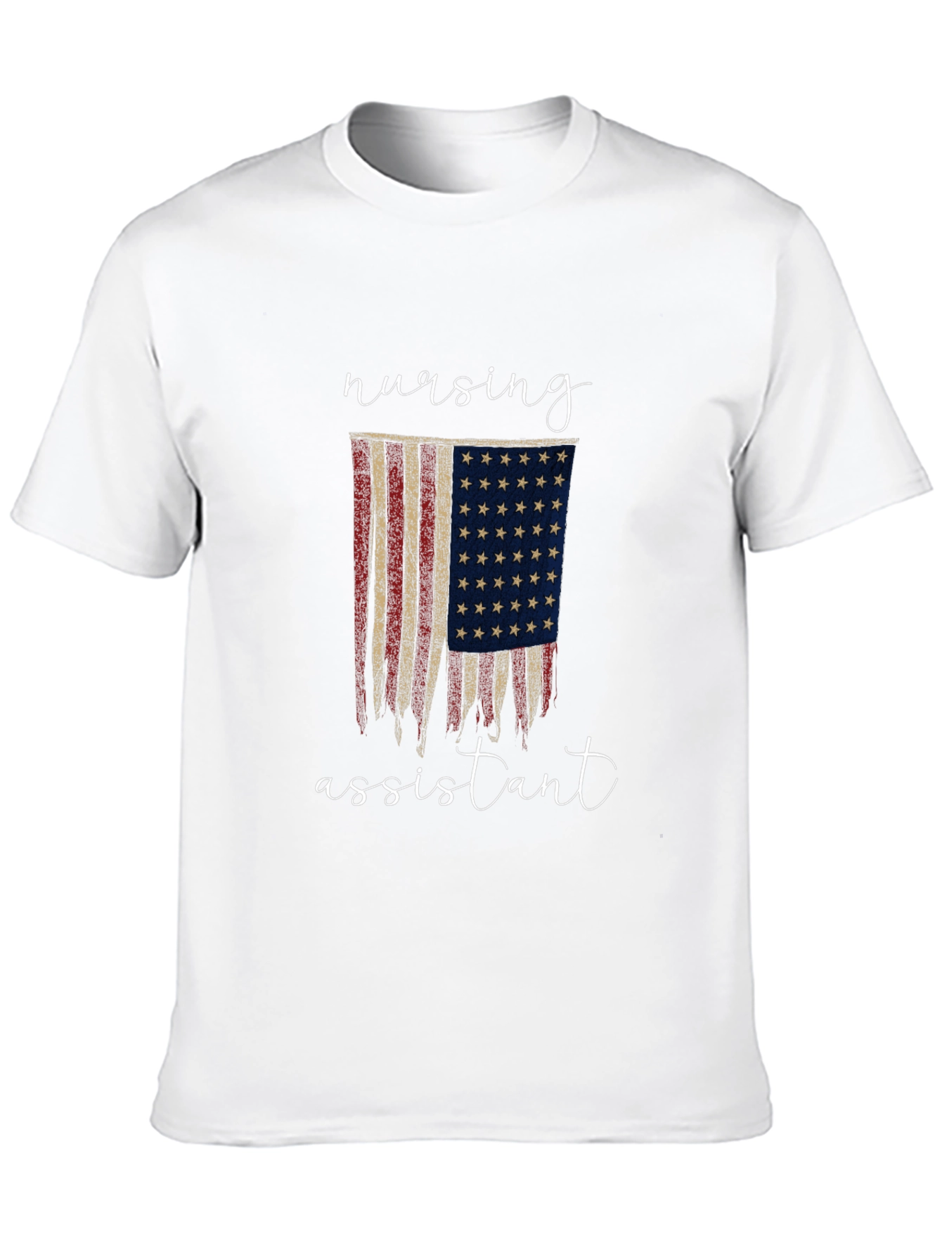 Nursing Assistant American Flag Graphic Tee