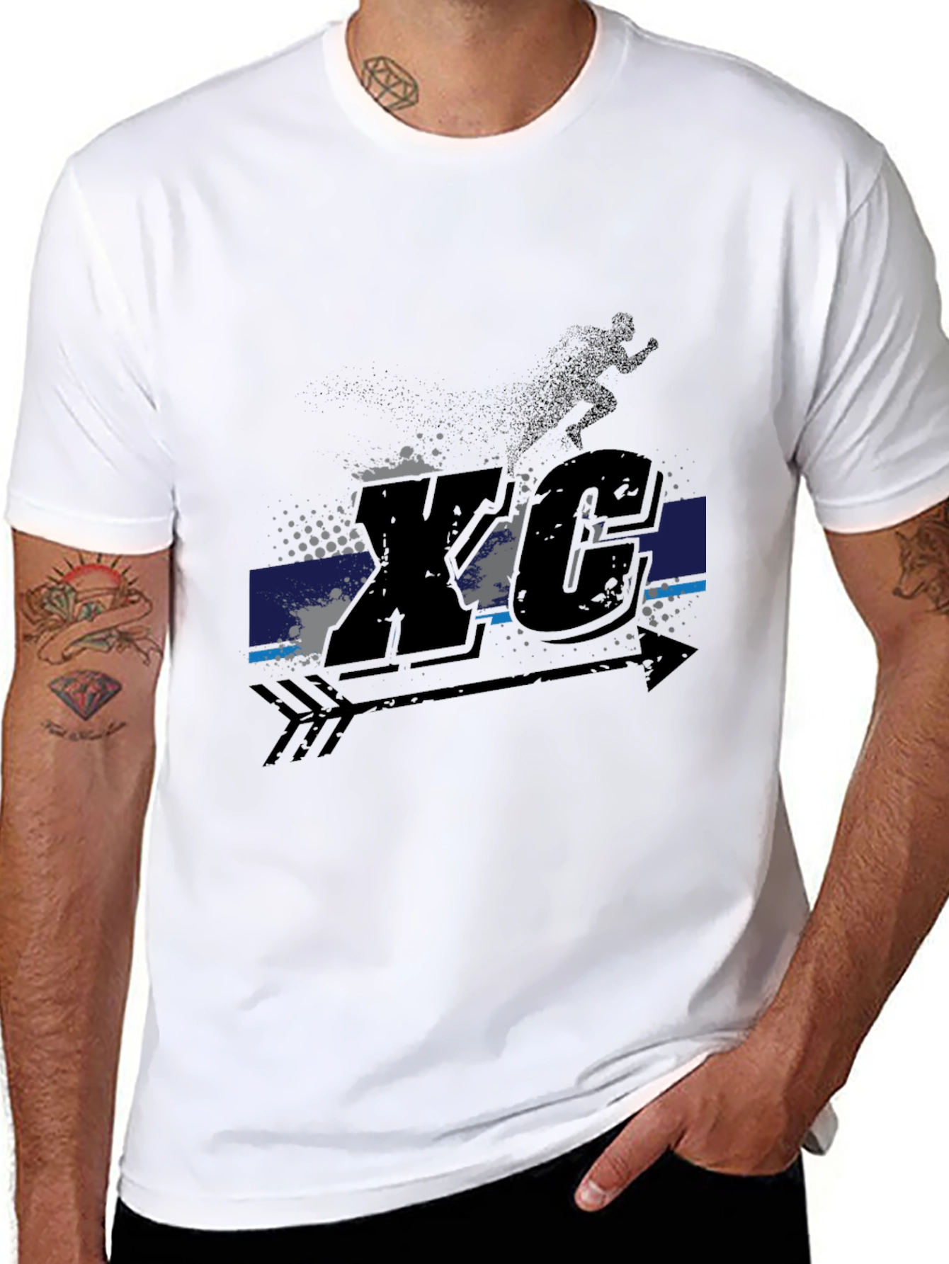 XC Cross Country Running Graphic T-Shirt