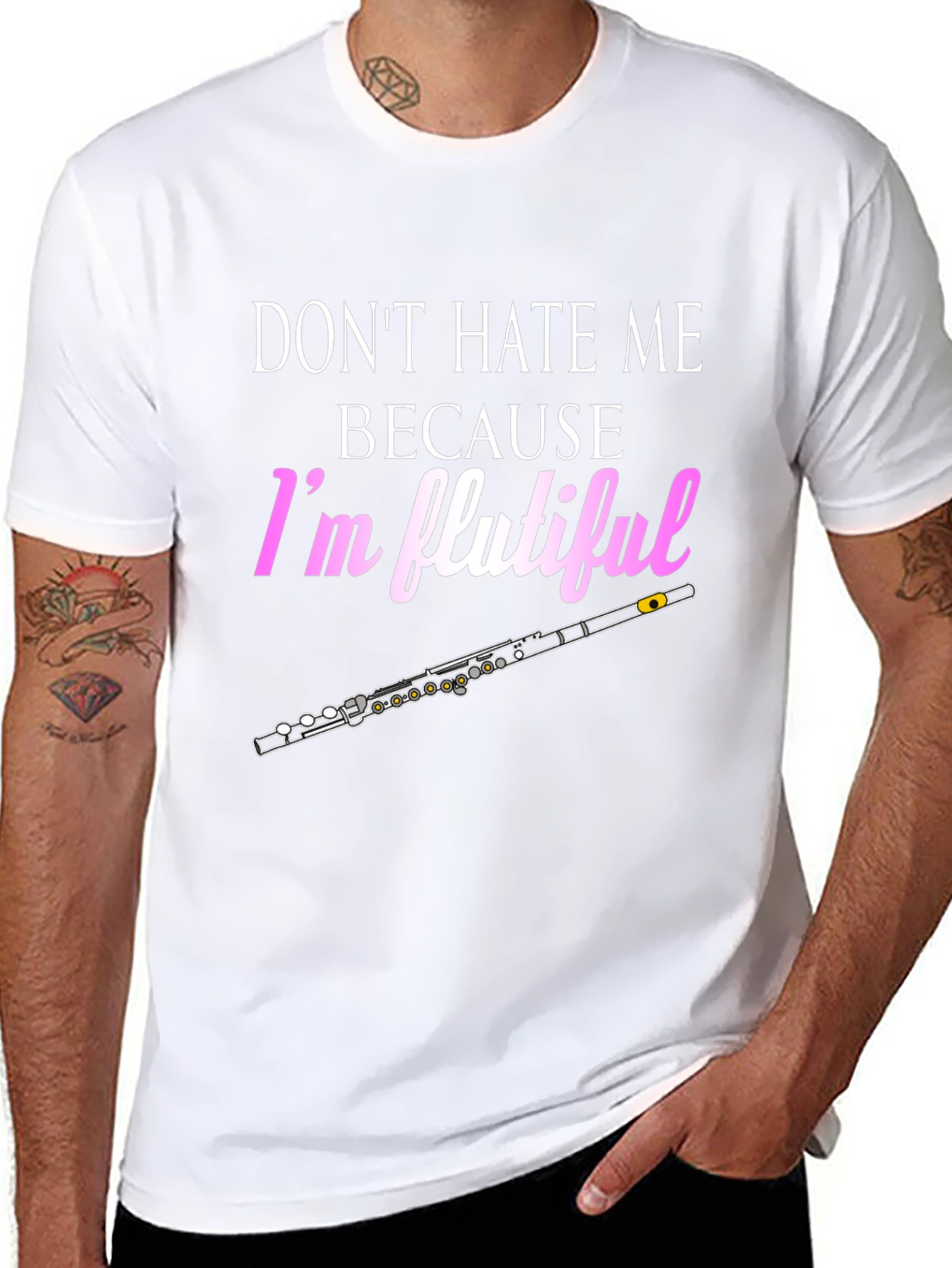 Dont Hate Me Im Flutiful T-Shirt