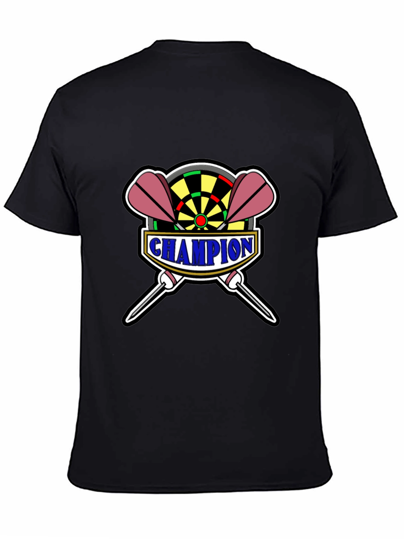 Champion Darts T-Shirt - Black