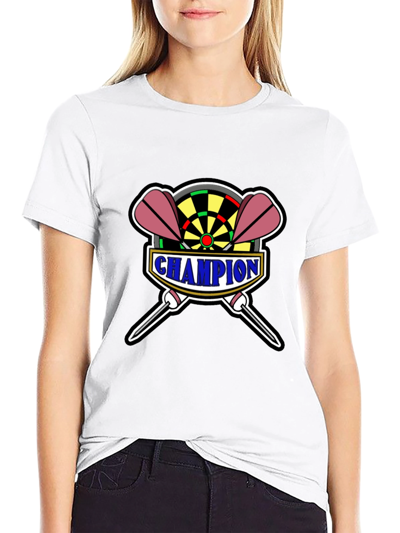 Champion Darts T-Shirt - Black